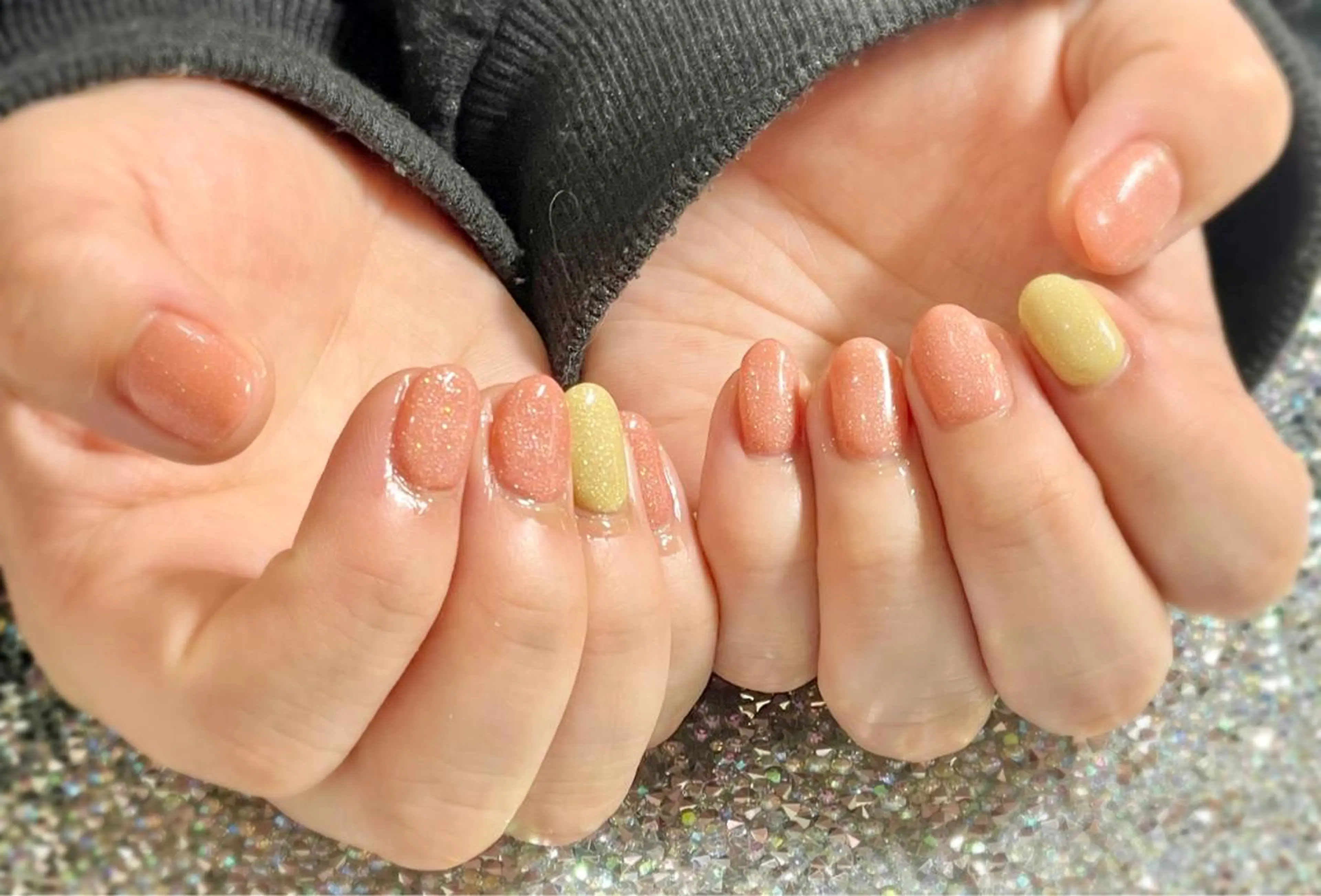 ショート ハンドネイル BURGUNDY 🌹eriのネイルデザイン