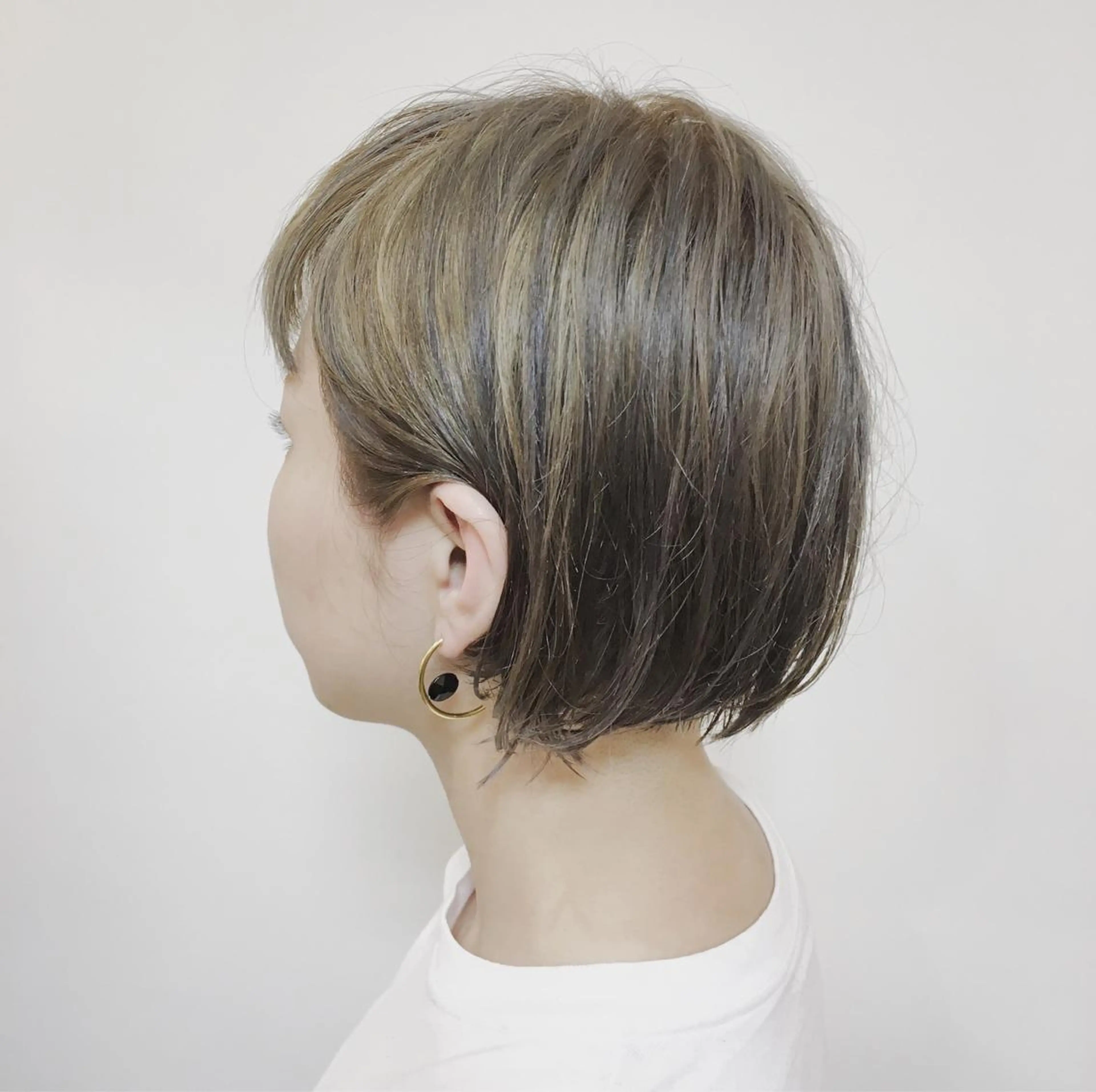 ショート ヘアカラー トリートメント ノグチ ユウキ/ボブのヘアスタイル