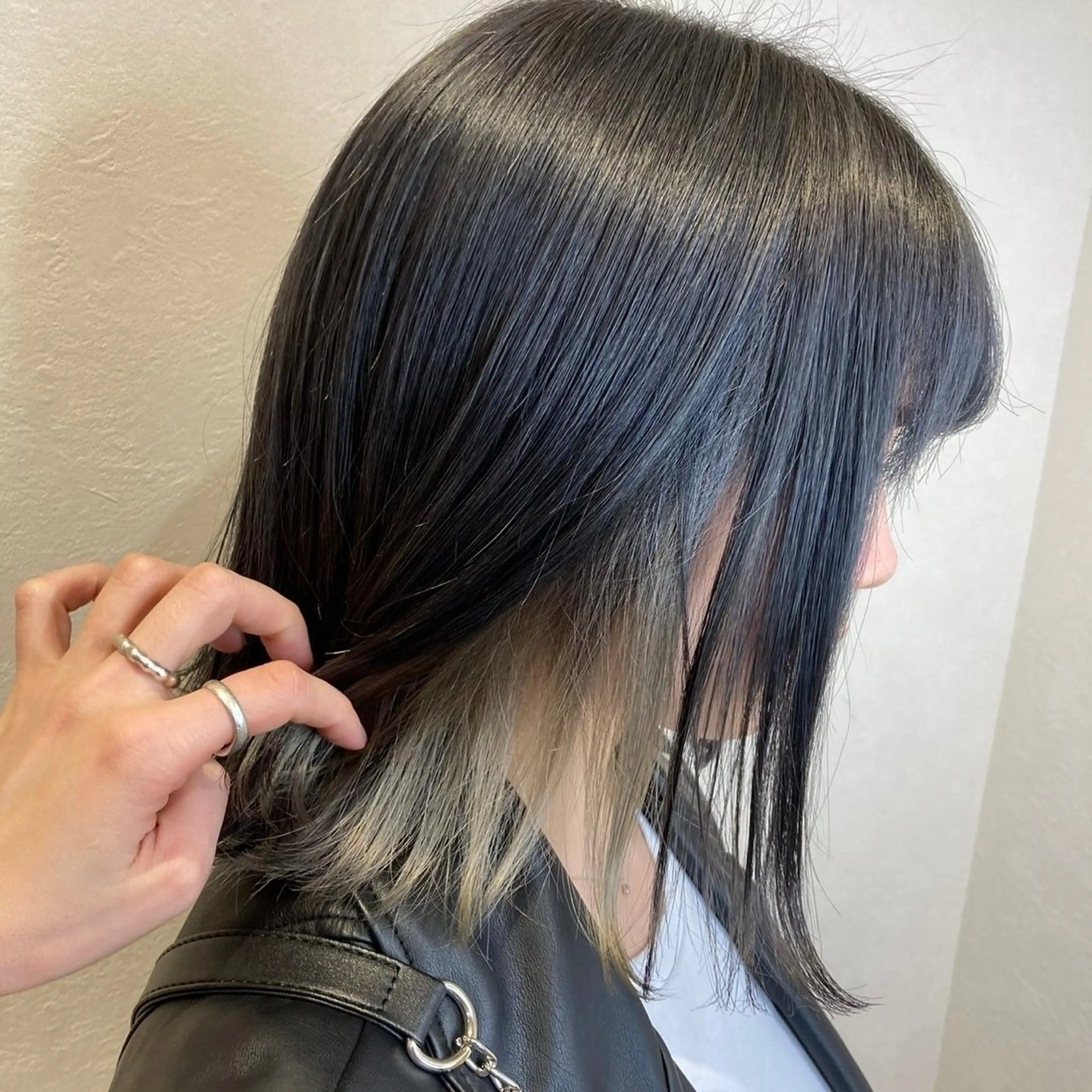 ミディアム ヘアカラー SOU/エクステ /ダブルカラーのヘアスタイル