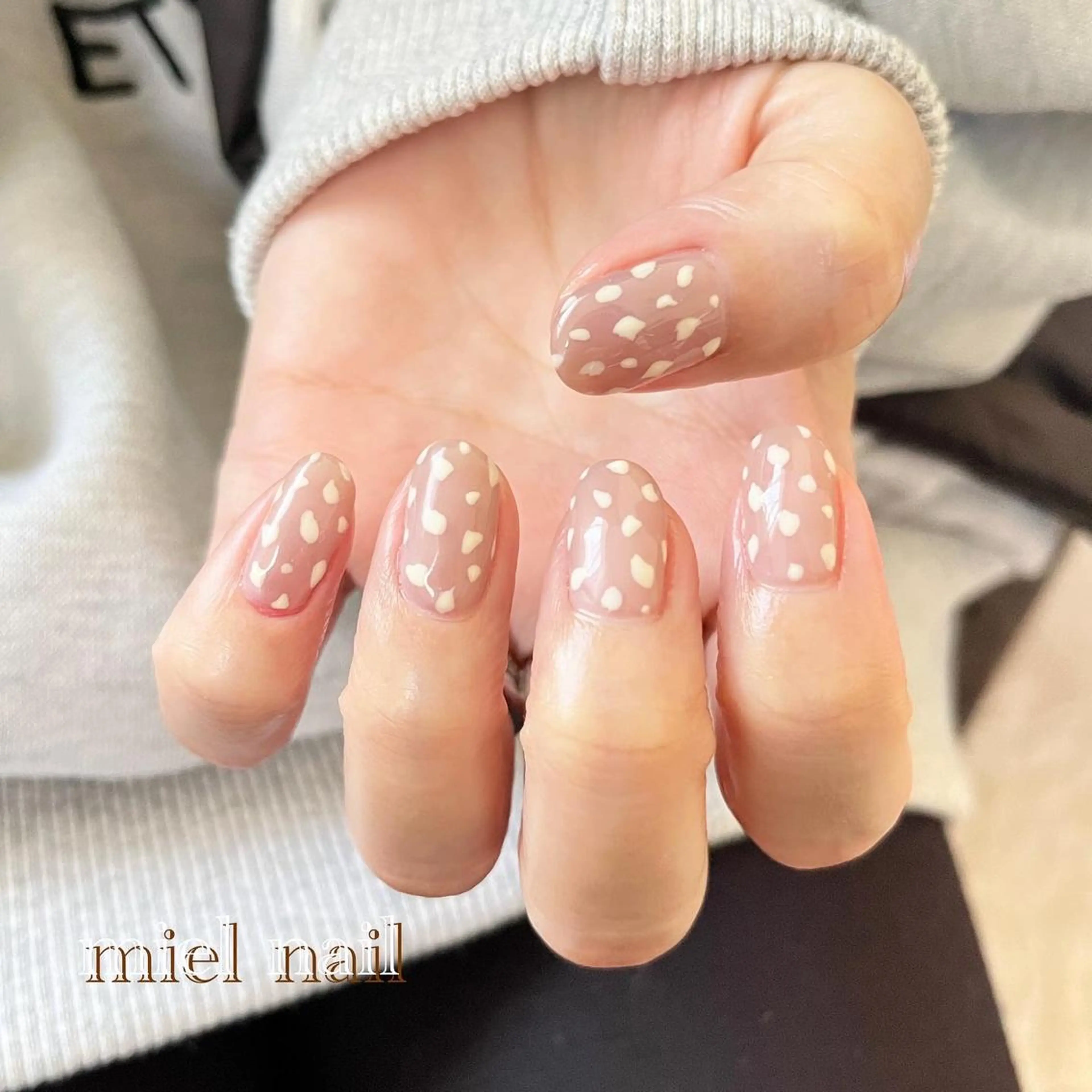 ネイル ニュアンスネイル ハンドネイル miel nailのネイルデザイン