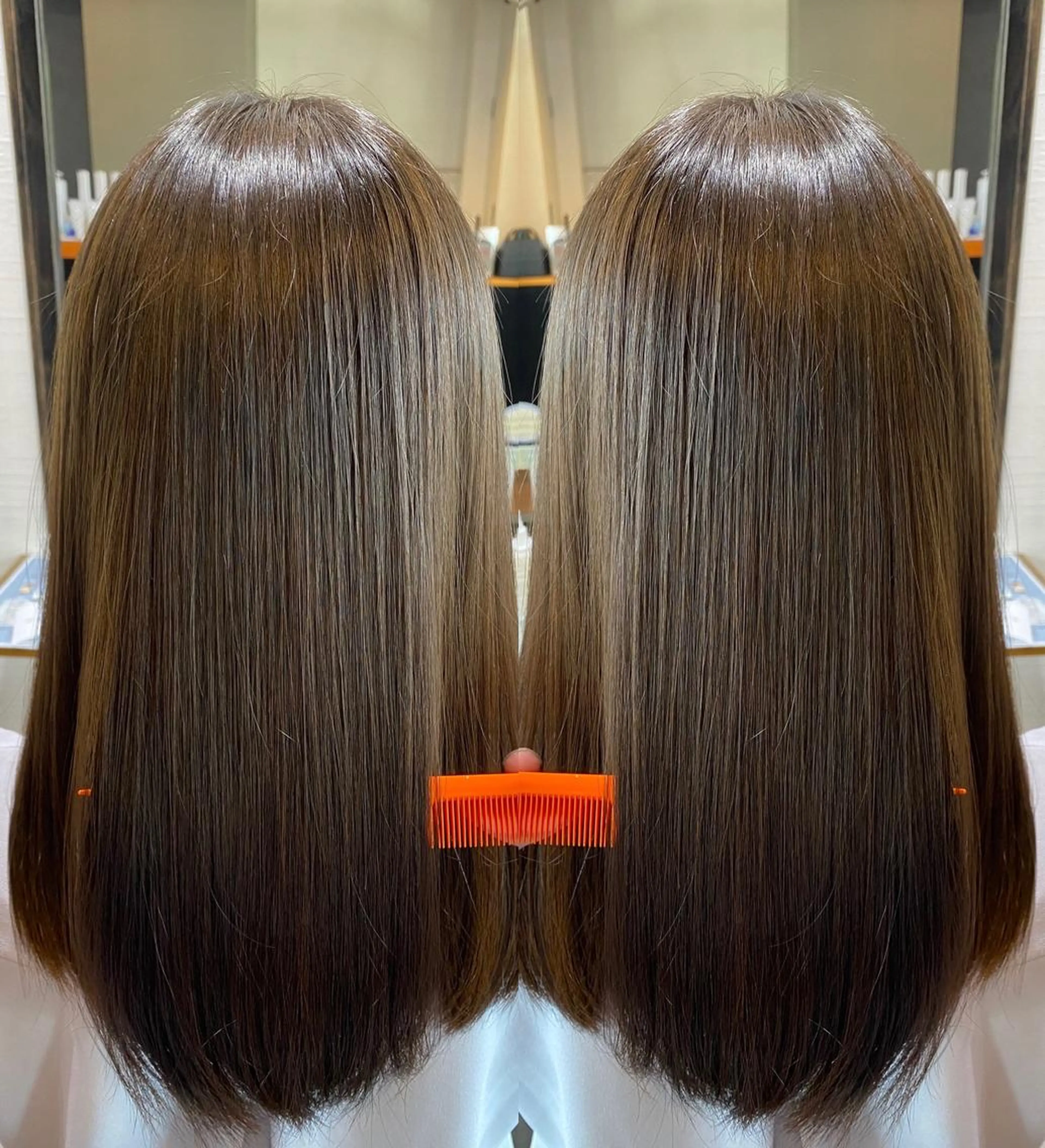 セミロング 野呂 隼人のヘアスタイル