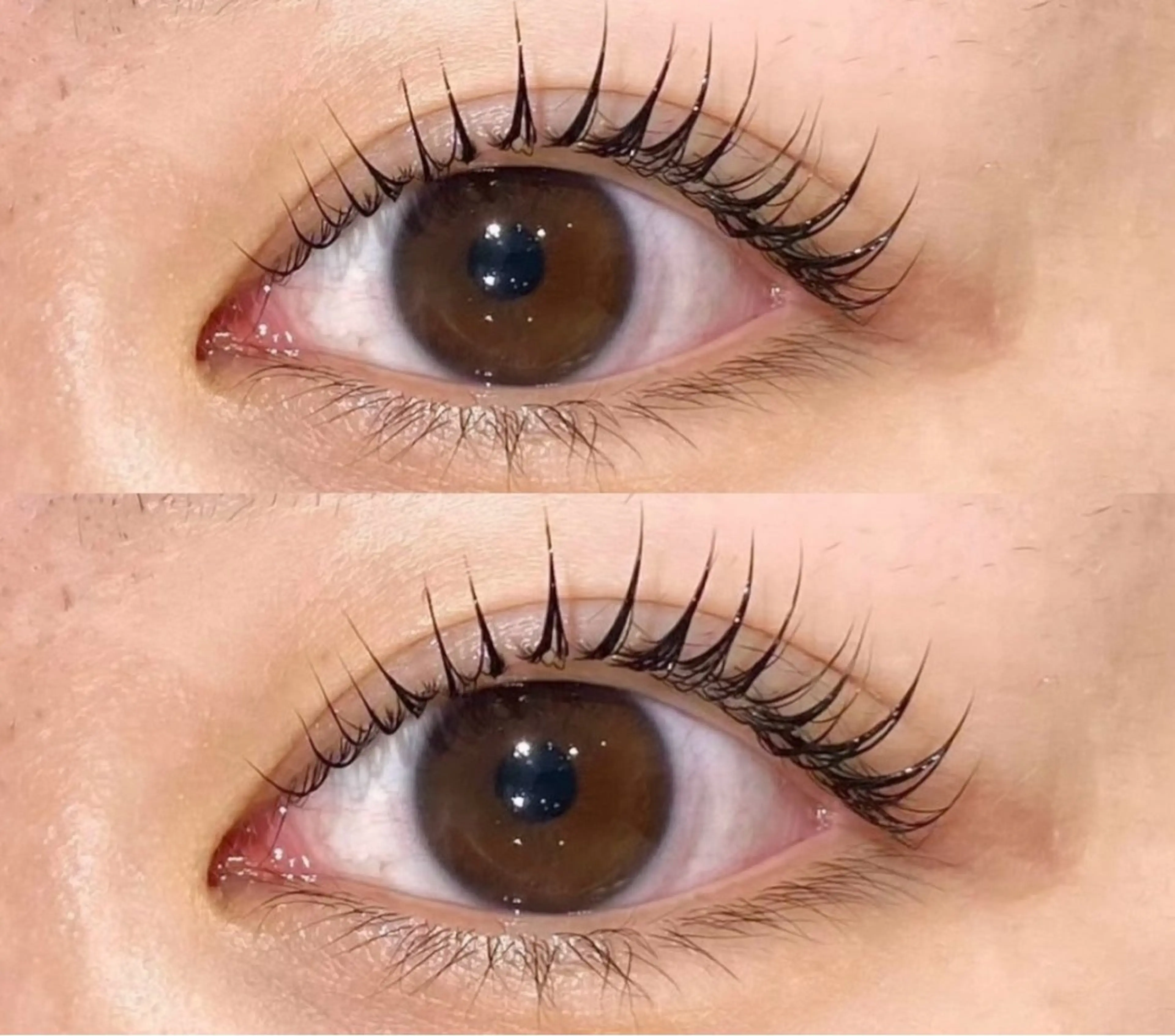 マツエク・マツパ eve🐰束間まつ毛 /透明感カラーのヘアスタイル