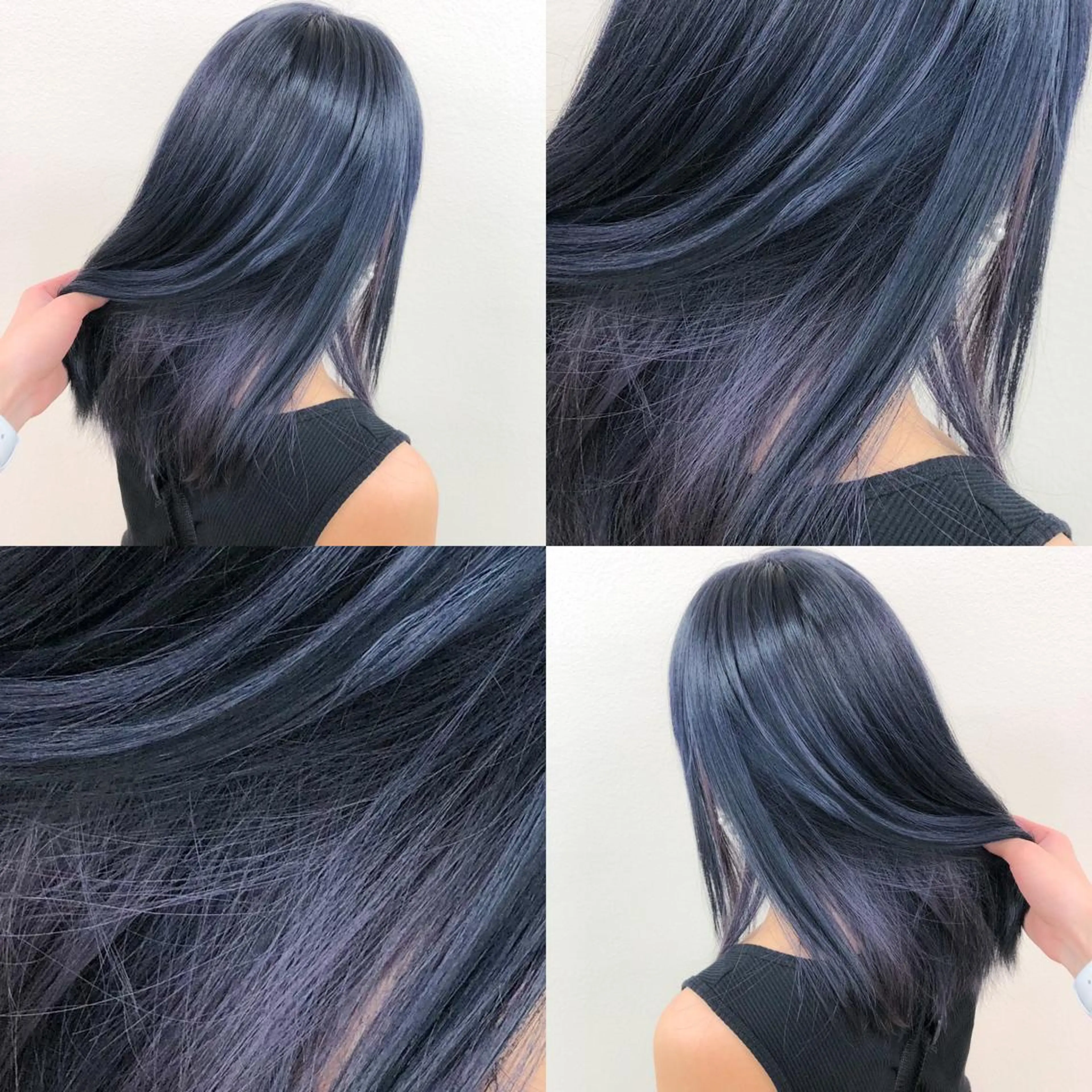 ロング カラー カット ヘアカラー 🌈ハイトーン×暗髪 🦄TAKUMI🦄のヘアスタイル