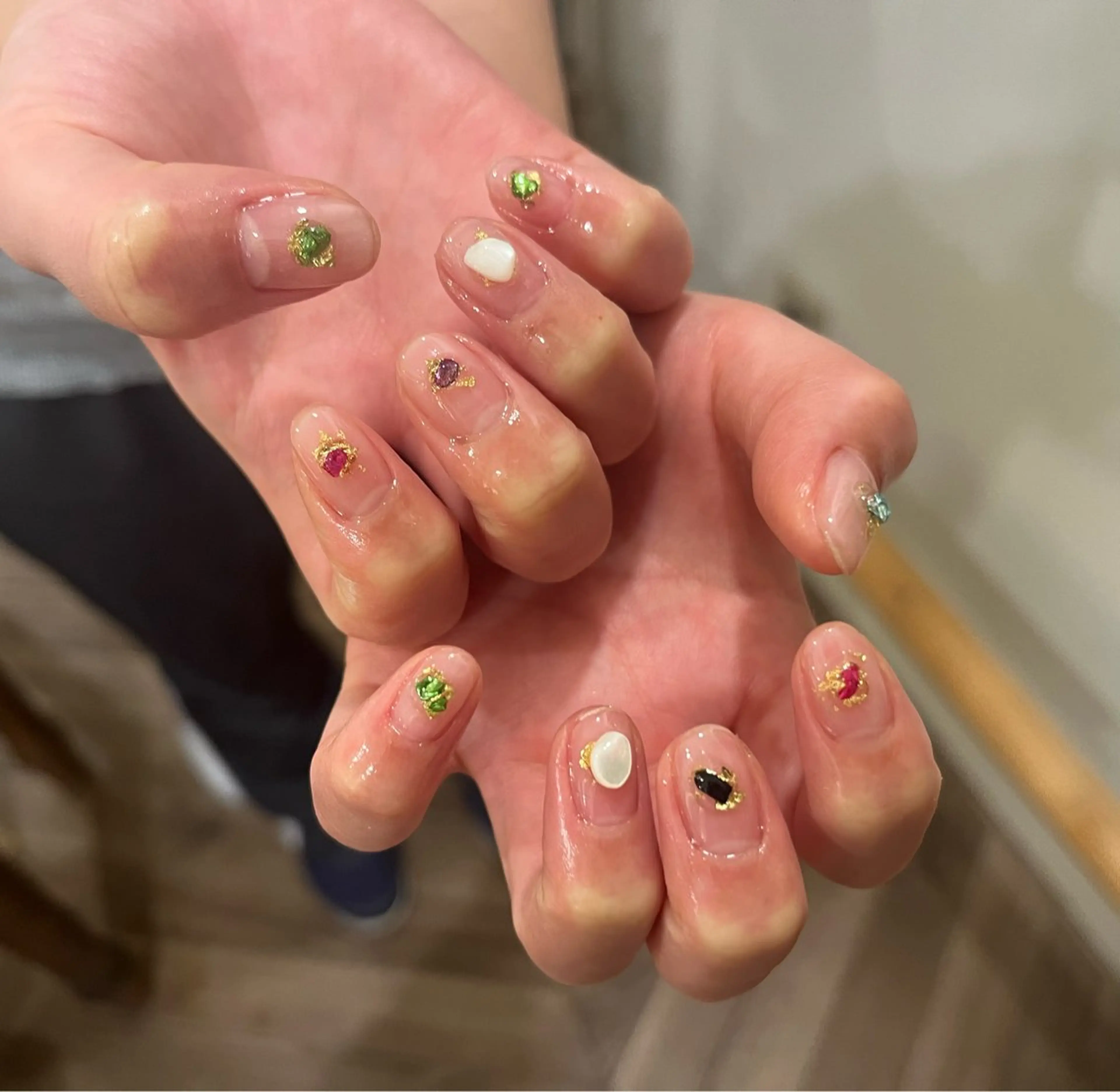 ネイル シンプルネイル ハンドネイル AT.1011(アトリエテンイレブン)所属・AT.1011 (ハルカ)のネイルデザイン