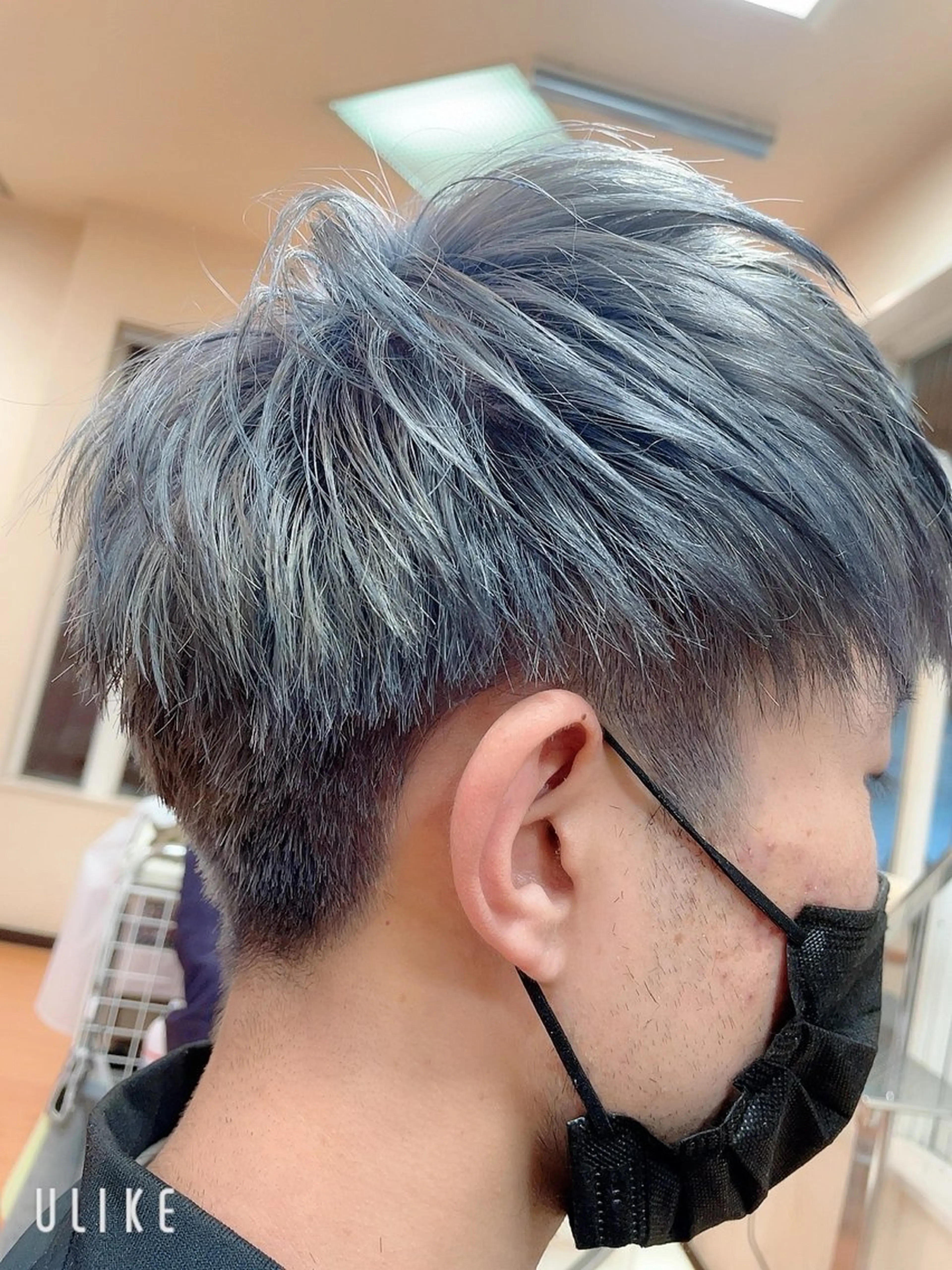 カラー メンズ アッシュ アッシュグレー カット ヘアカラー moana大宮所属・mio ☆のヘアスタイル