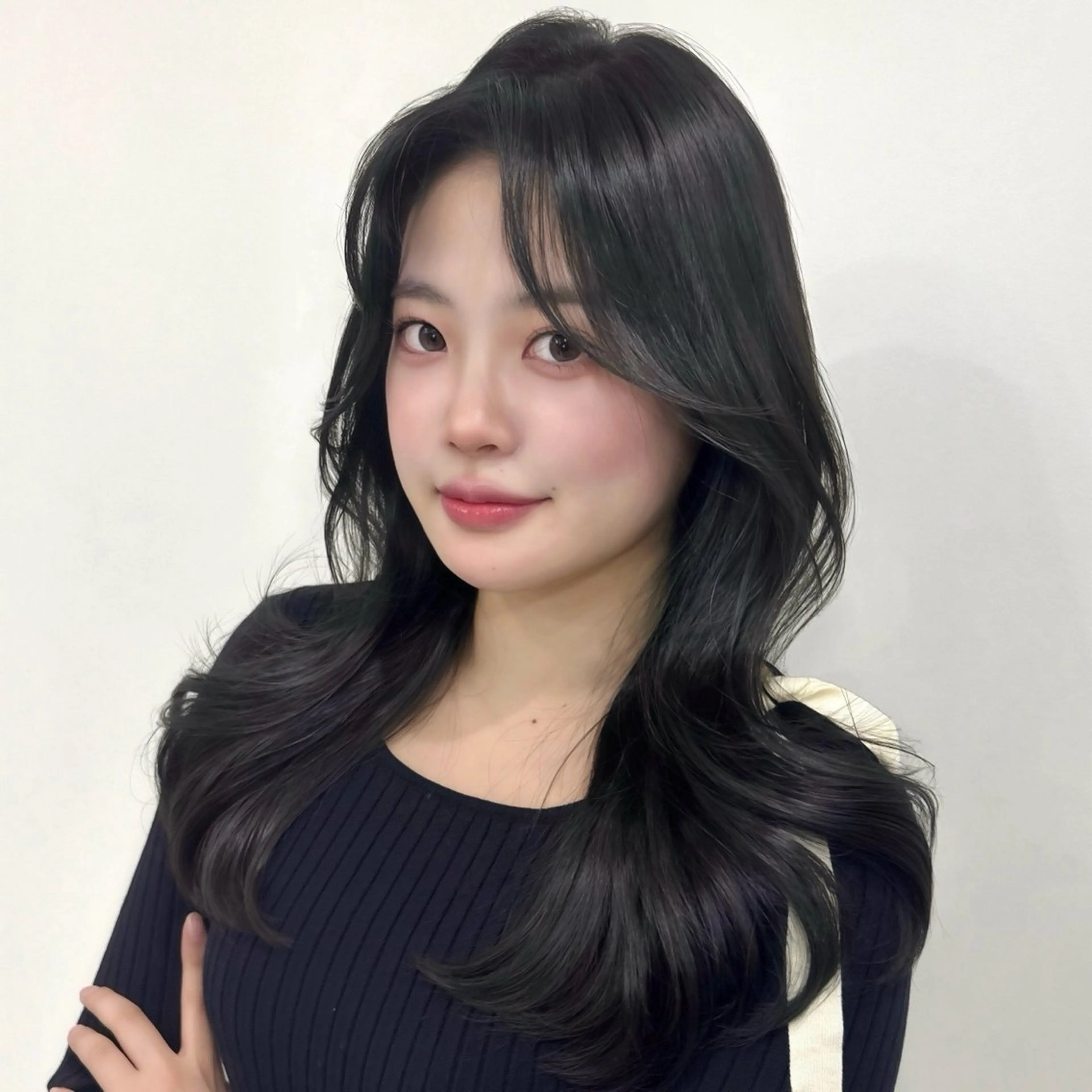 ロング カラー 透明感カラー ヘアカラー トリートメント 韓国︎✧網紅ヘア 🩶yuukaのヘアスタイル