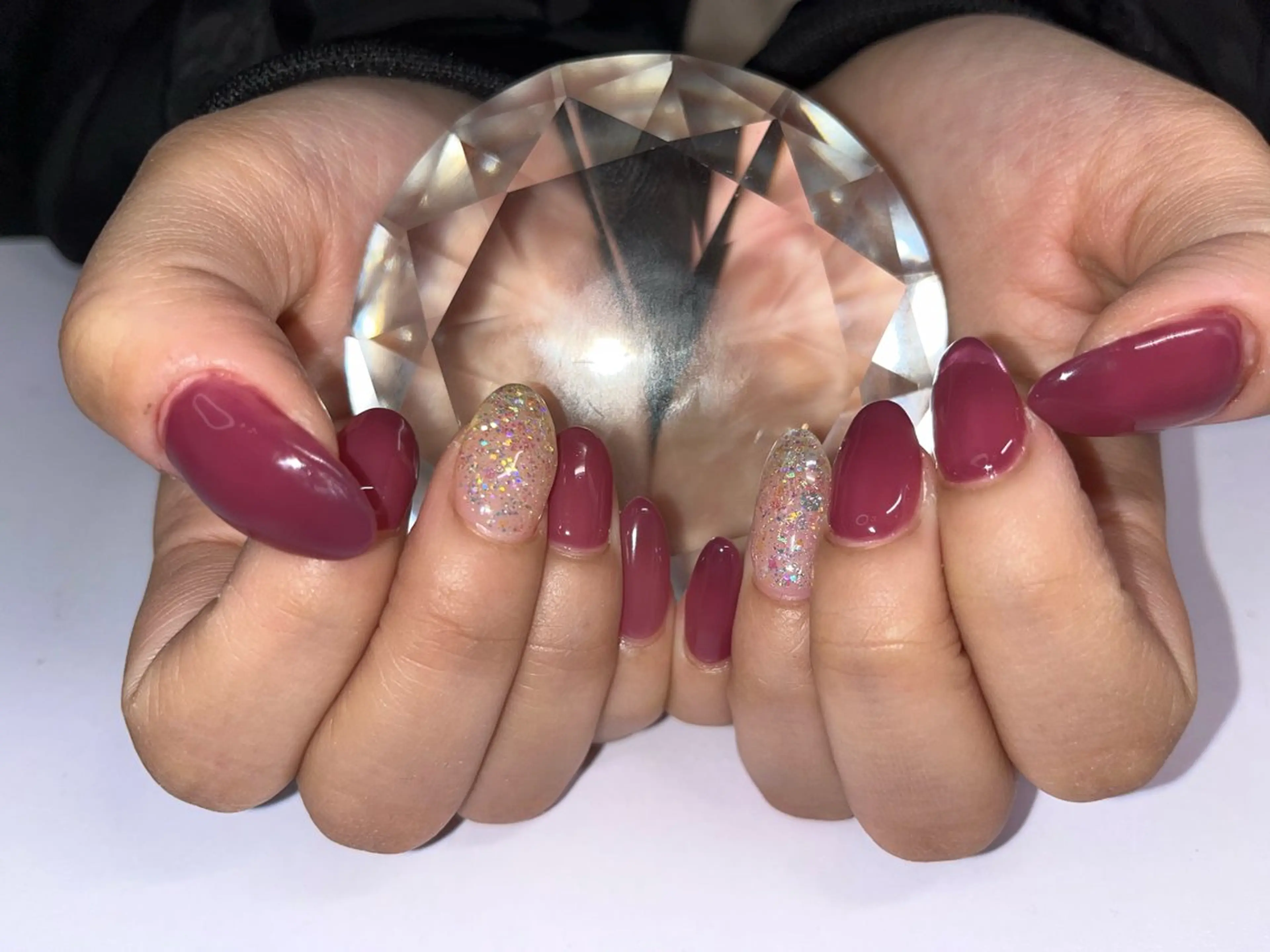 ネイル マグネットネイル ニュアンスネイル ワンカラーネイル シンプルネイル 夏ネイル ハンドネイル プライベートサロン N's Nailのネイルデザイン