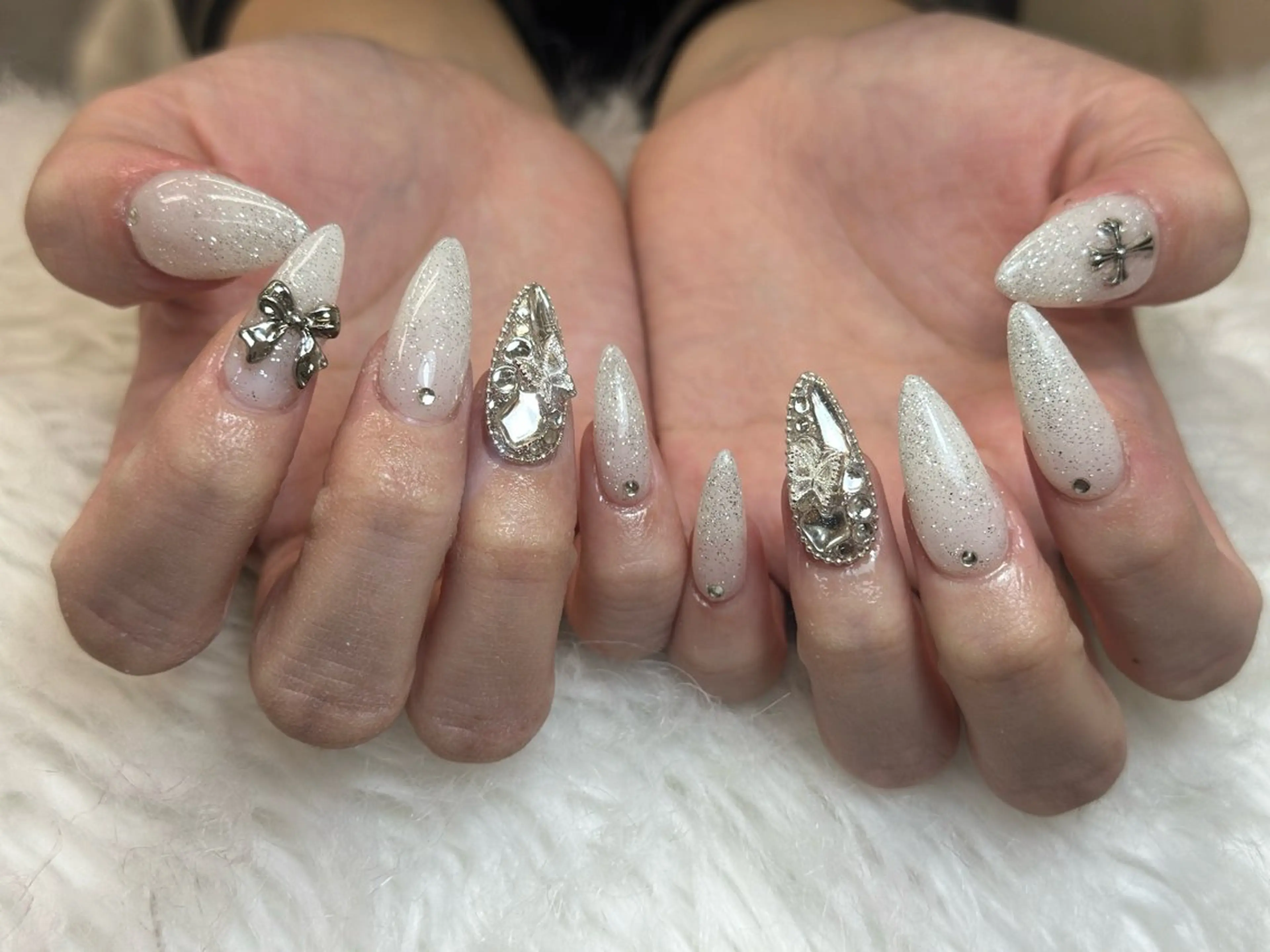 ネイル アートネイル ジェルネイル マグネットネイル ハンドネイル JennNail_ マオのネイルデザイン