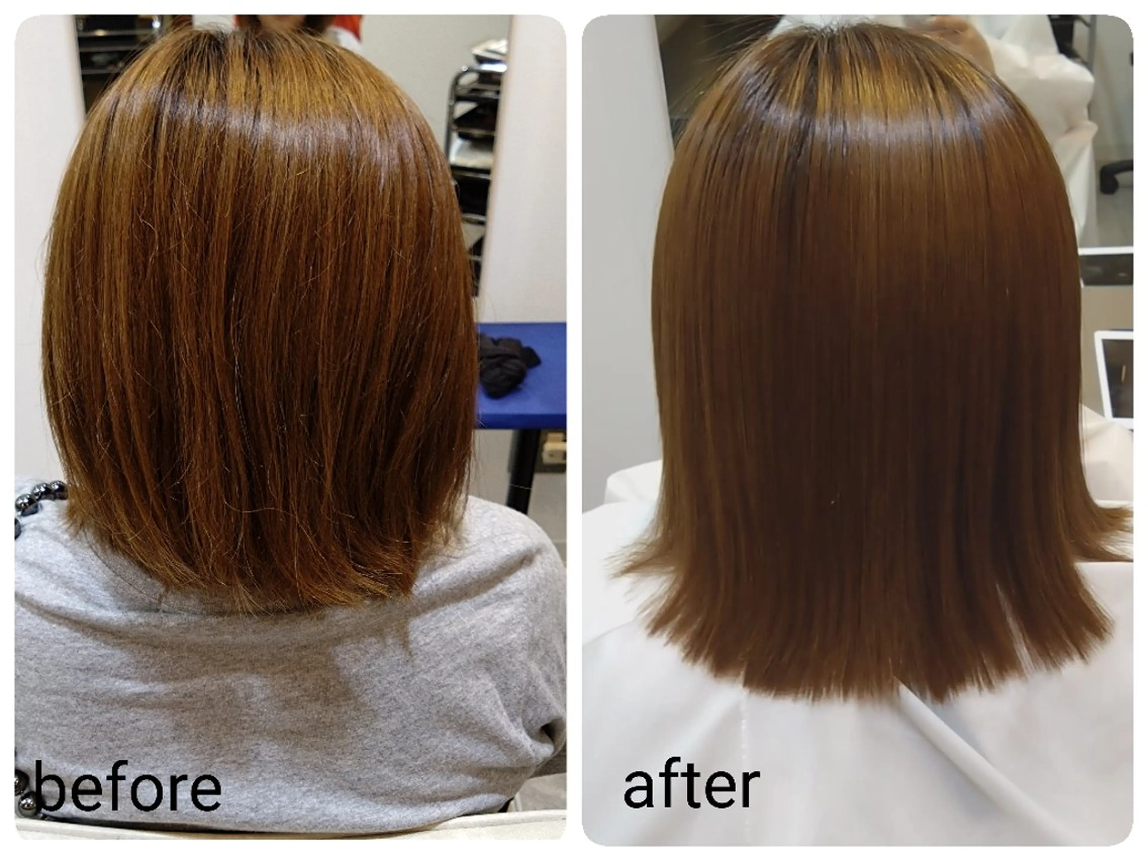 ミディアム 髪質改善 縮毛矯正 moana hair所属・moana hair 吉田のヘアスタイル