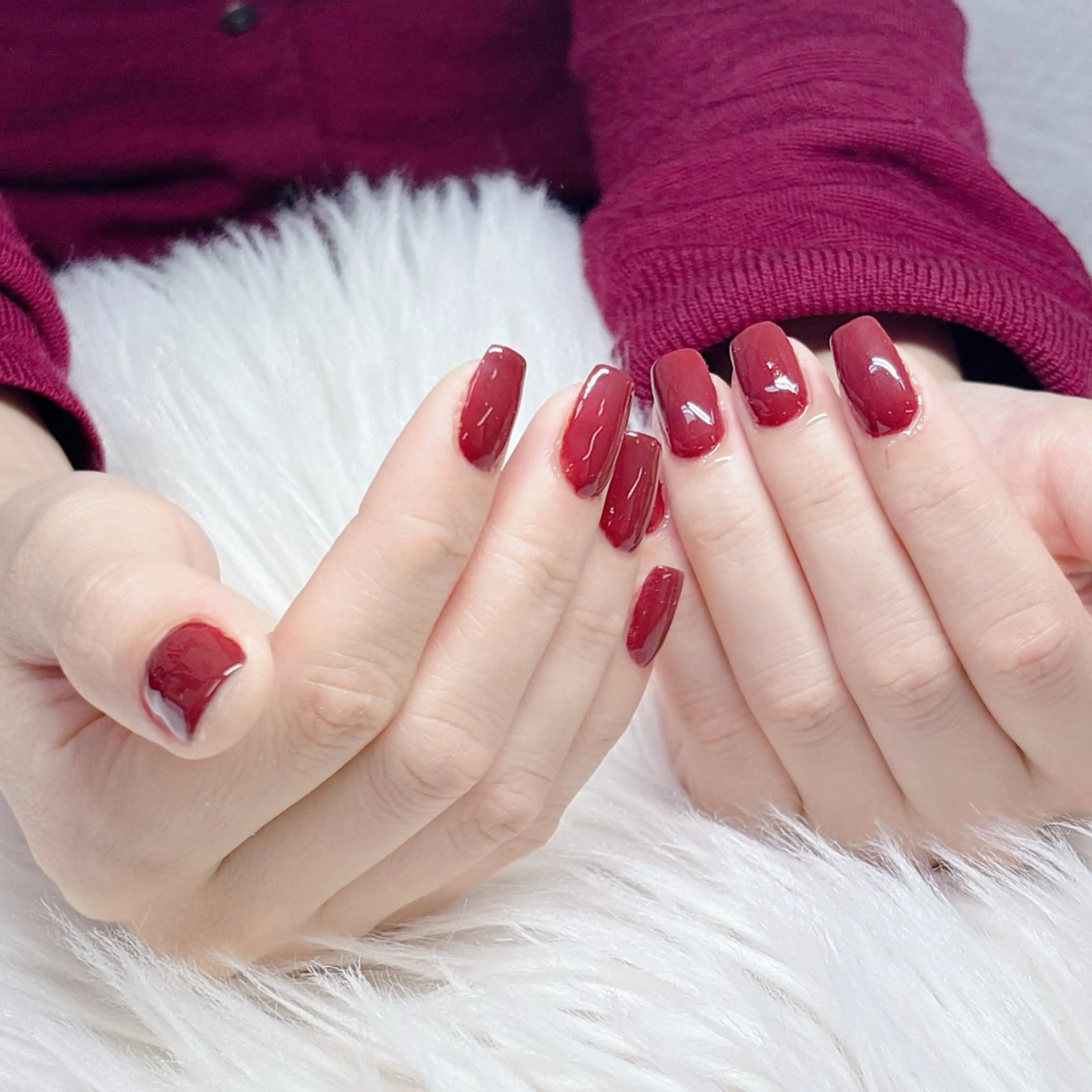 ネイル ワンカラーネイル ネイルサロンAntellijan大宮所属・野本 聖乃のネイルデザイン