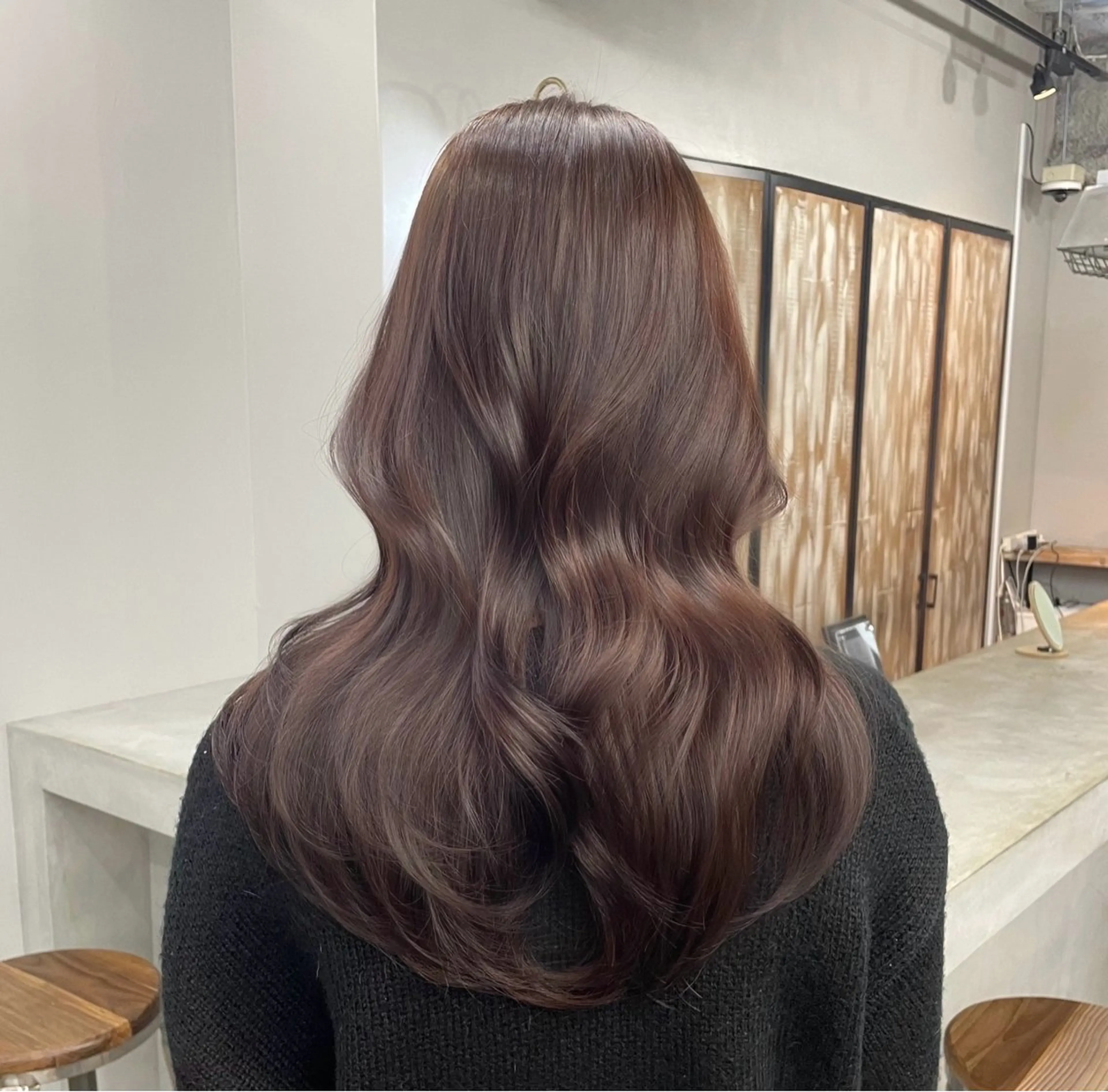 ロング カラー ブリーチ ケアカラー ブリーチなしカラー ヘアカラー メンズカット/パーマ 艶カラーTAIGA︎のヘアスタイル