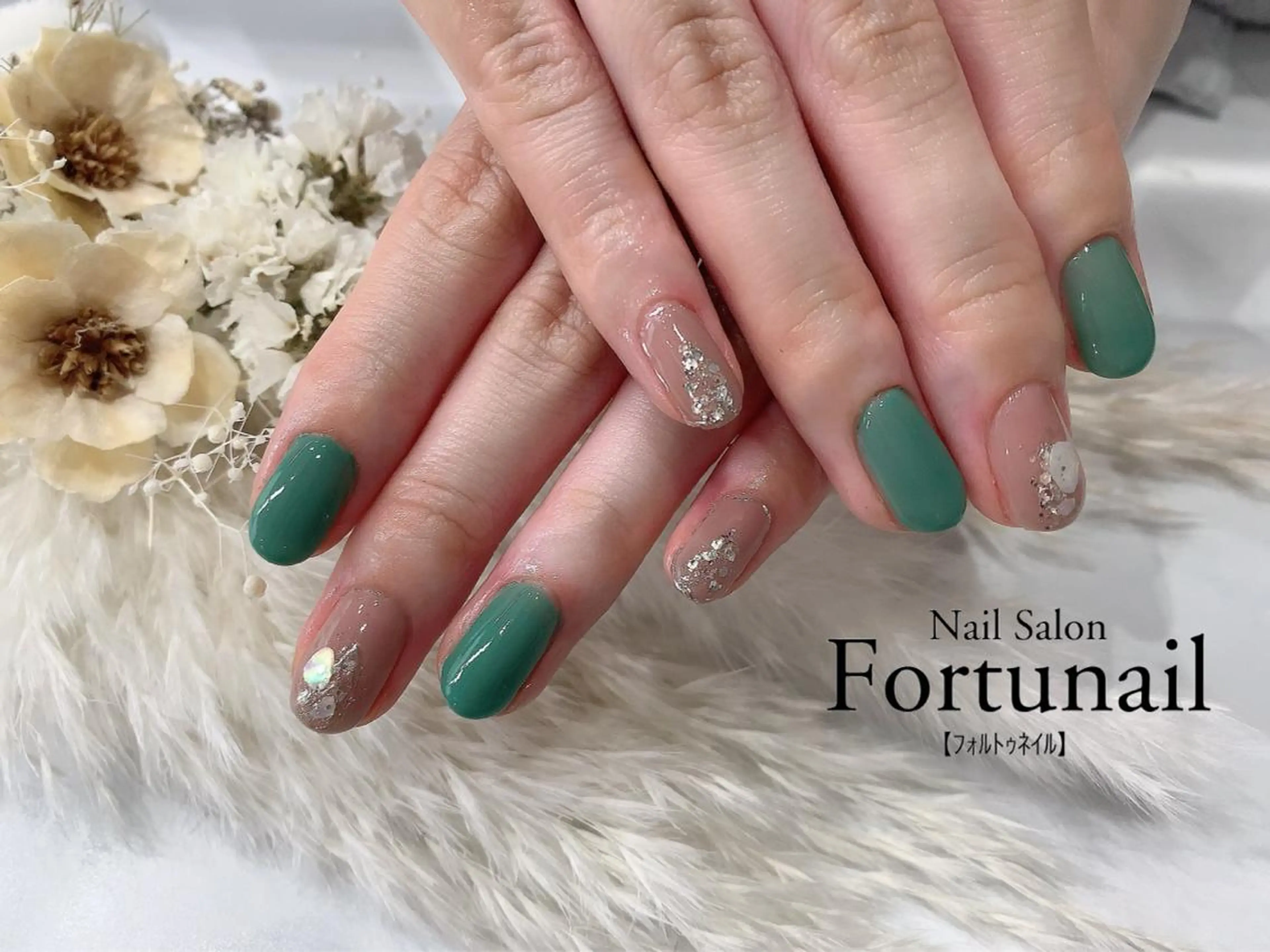 ネイル アートネイル ニュアンスネイル 夏ネイル ハンドネイル Nail Salon Fortunail所属・Nail Salon Fortunailのネイルデザイン