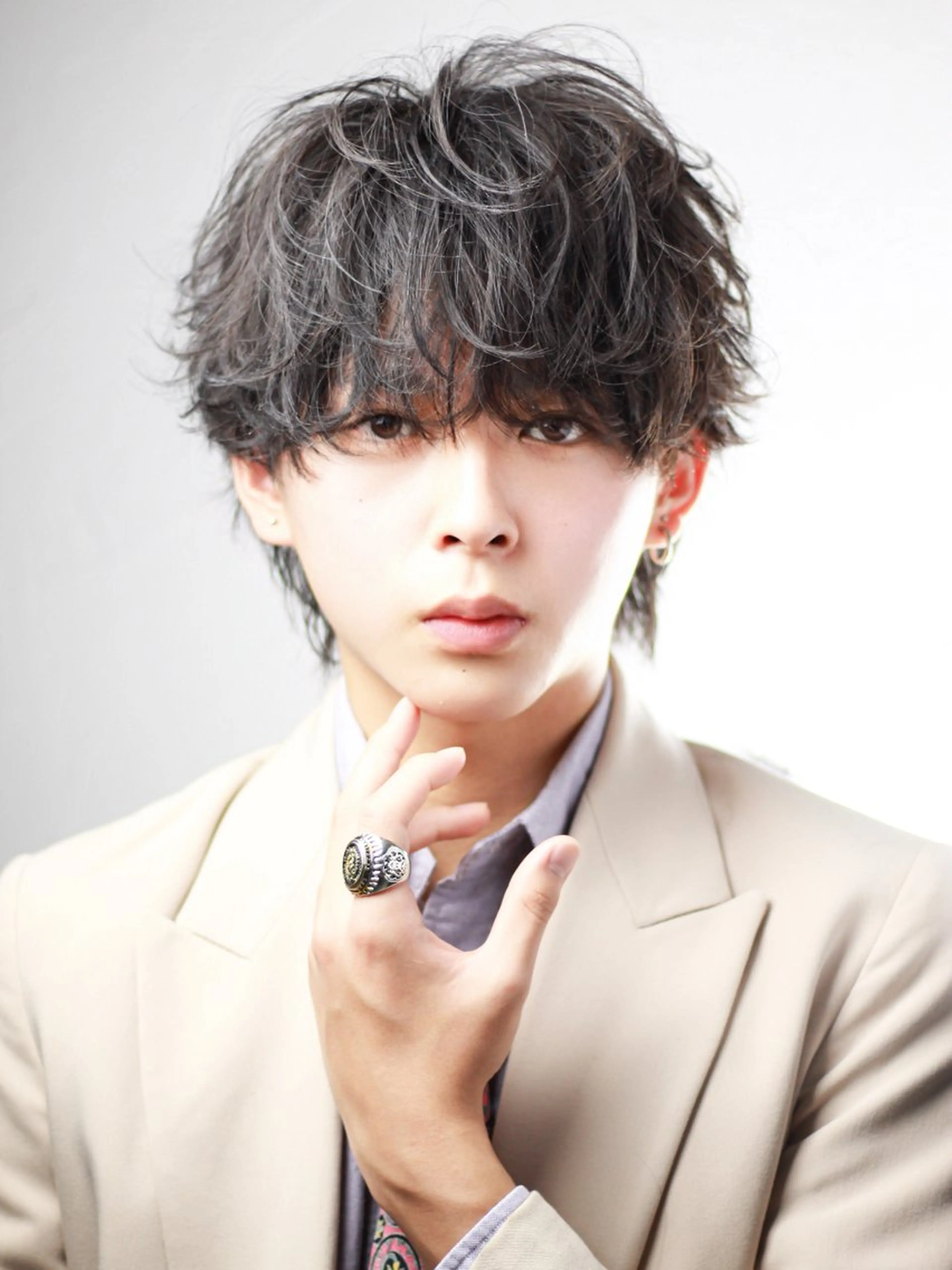 メンズ マッシュ カット 【メンズ特化】 韓国風／歩夢🔥のヘアスタイル