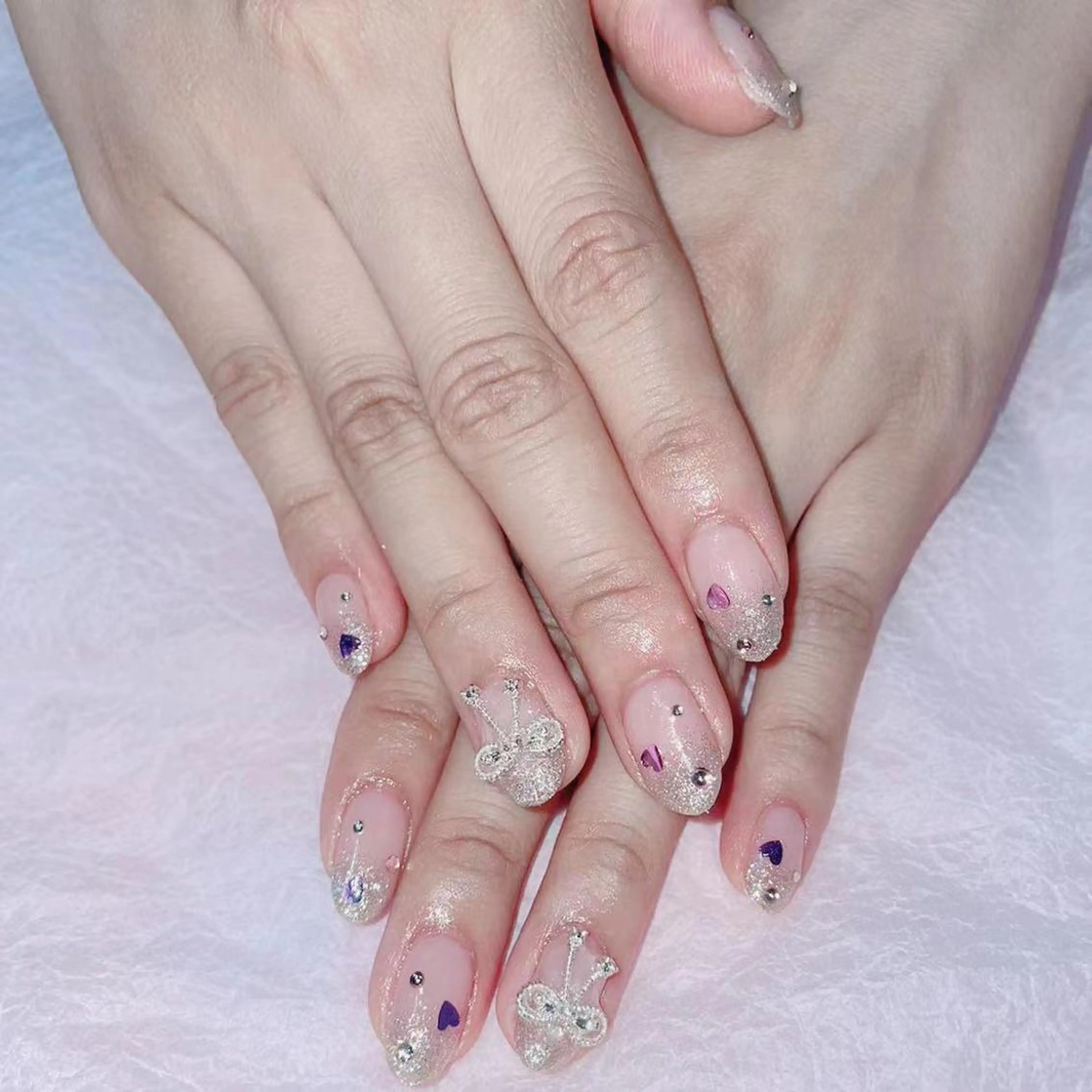 ネイル ハンドネイル DIAMOND Nail🍒のネイルデザイン