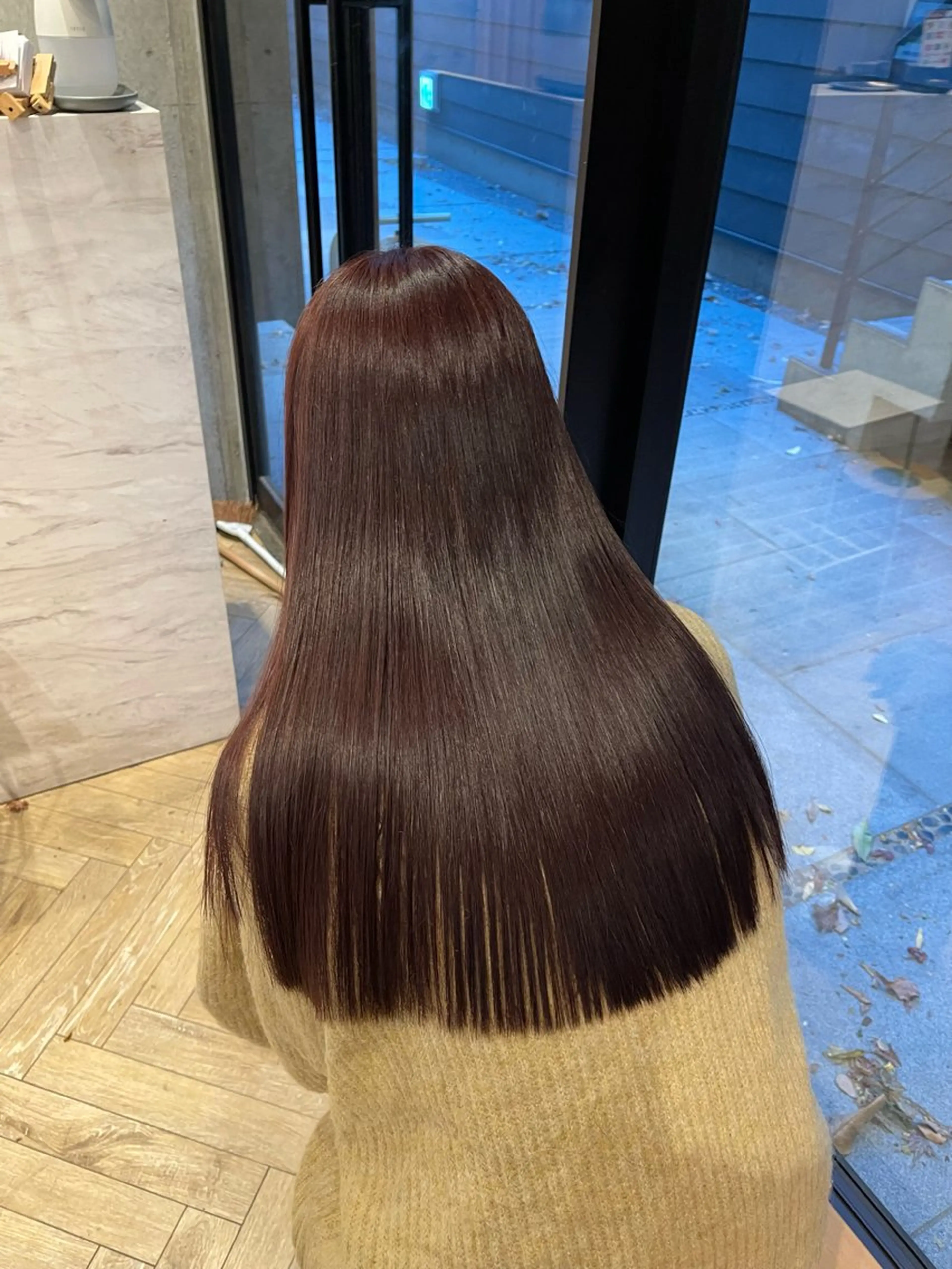 ロング ピンクラベンダー 愛莉/ラベンダー/ ベージュ/ブラウンのヘアスタイル