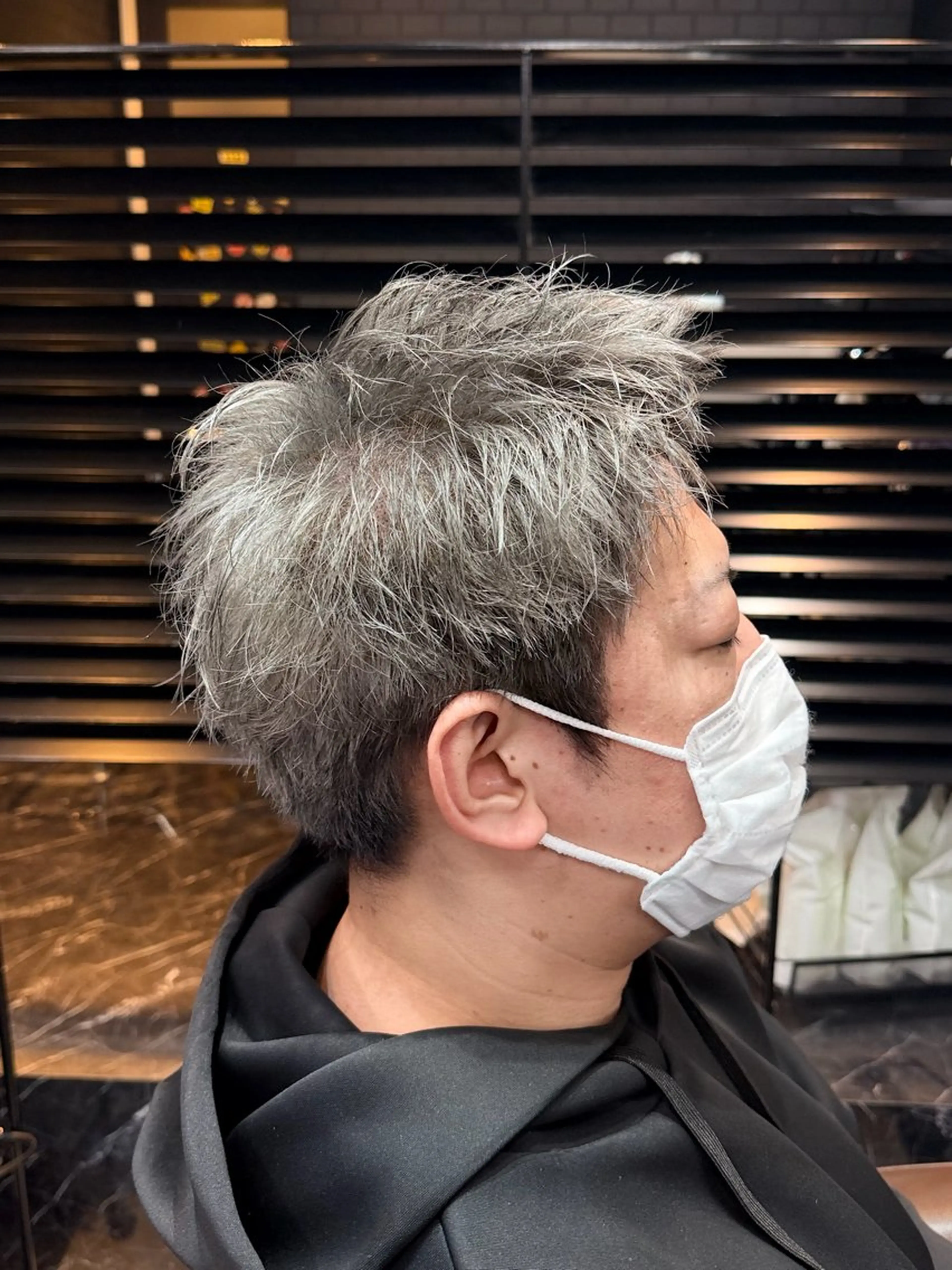 ショート カラー メンズ 田中 真桜のヘアスタイル