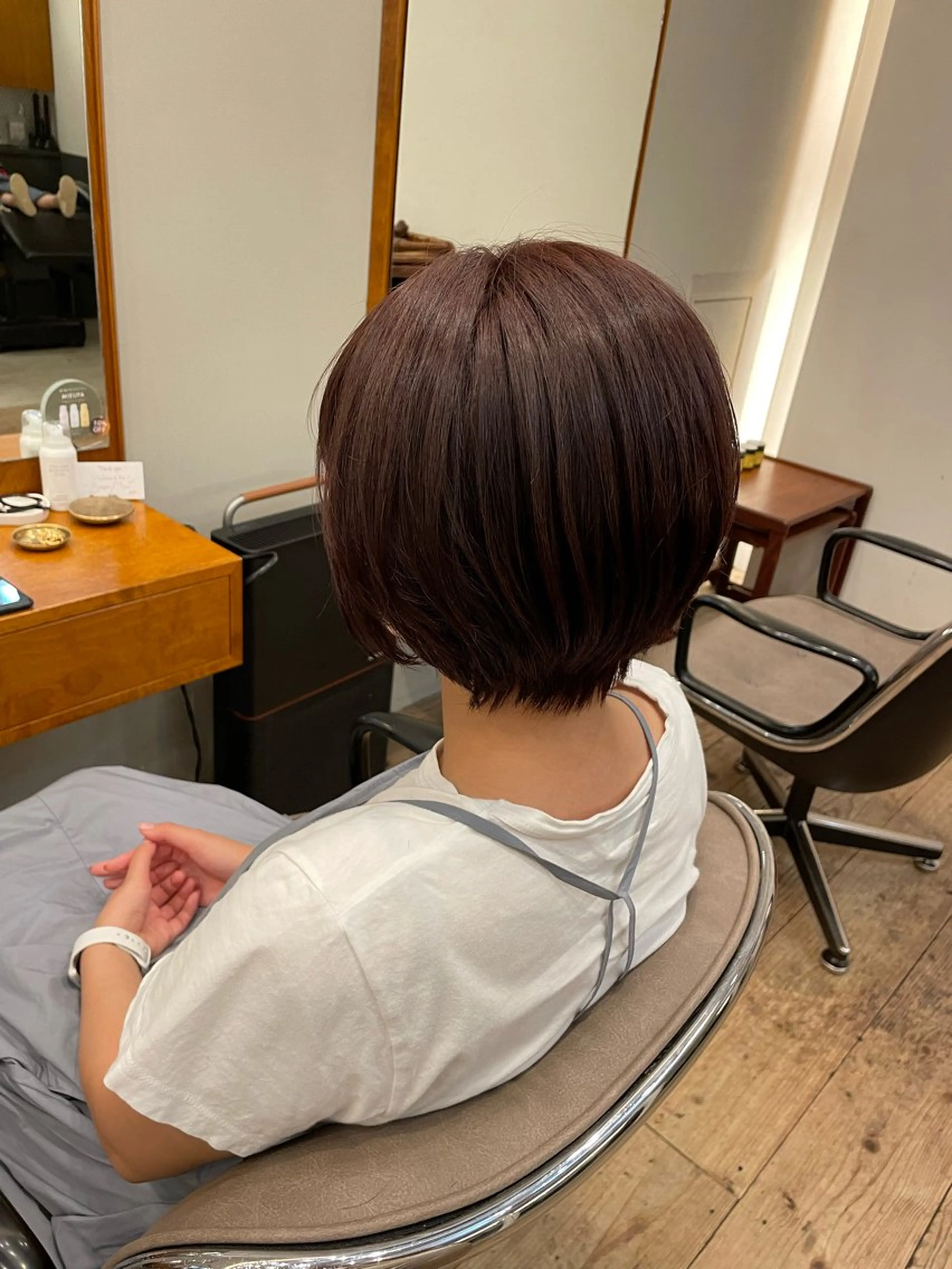 ショート ショートボブ ボブ ショートヘア tete nico所属・似合わせ/ヘアカラー nanami🌸のヘアスタイル