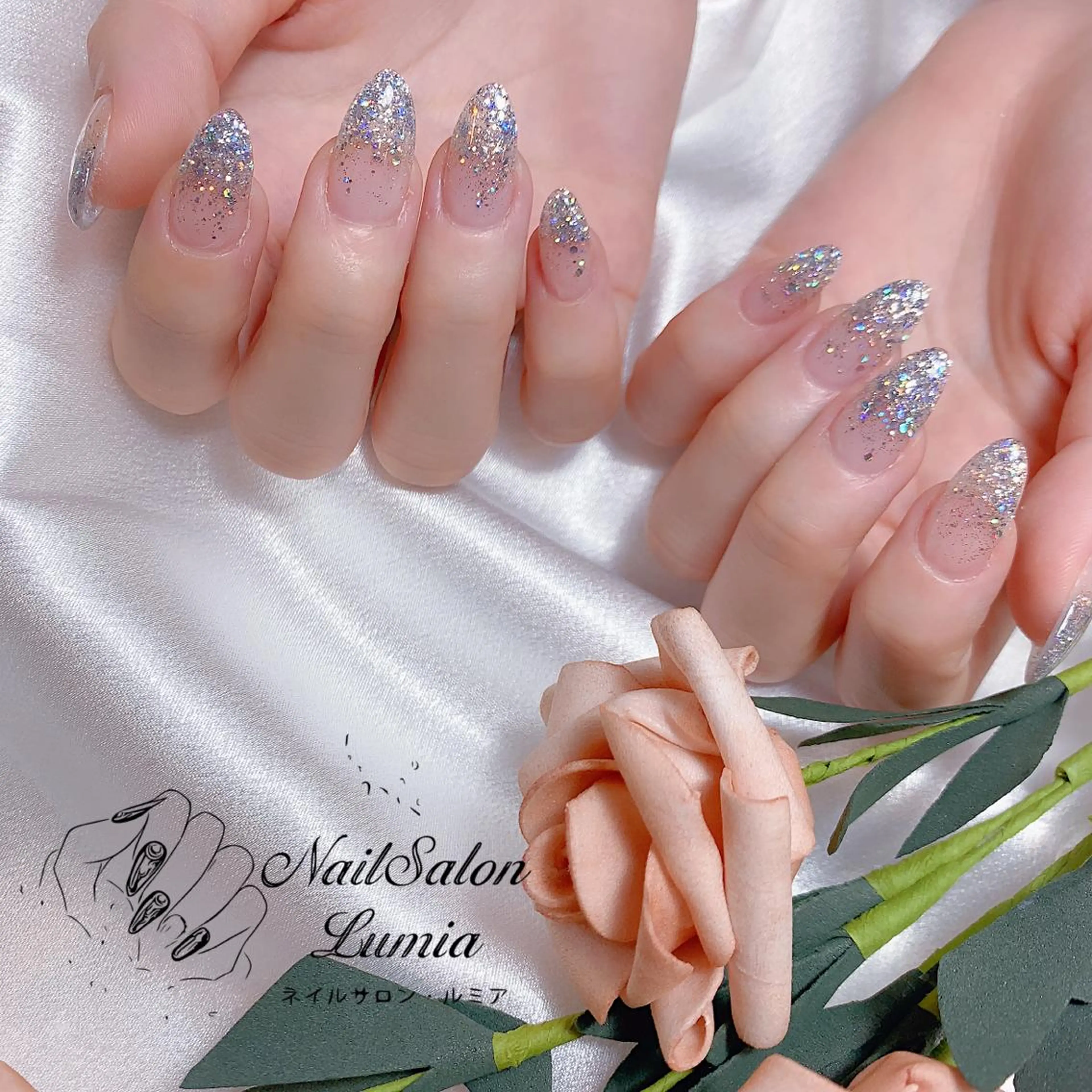 ネイル ハンドネイル ネイルサロン ルミア Lumia 店長のネイルデザイン