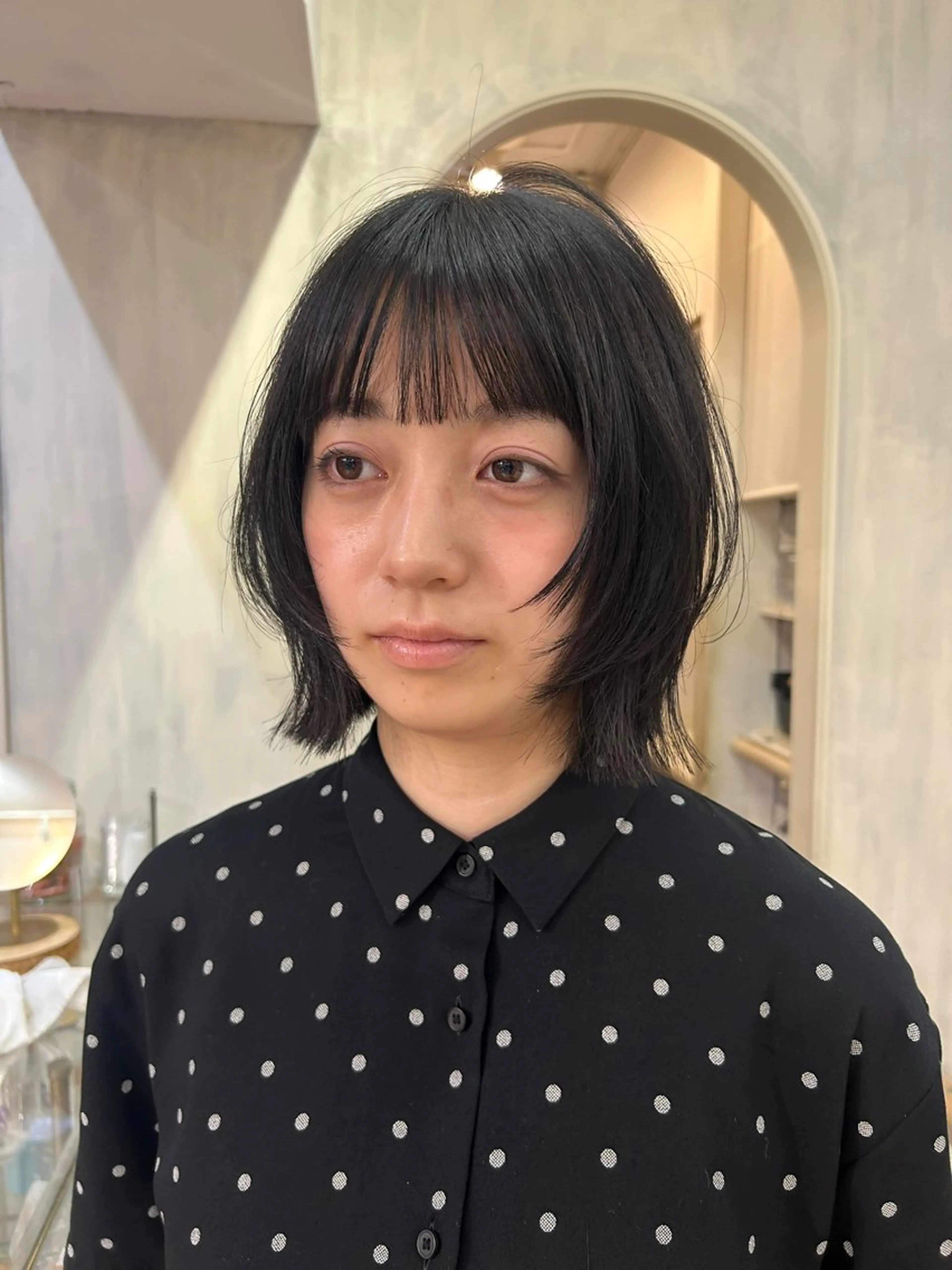 ボブカットモデルの写真