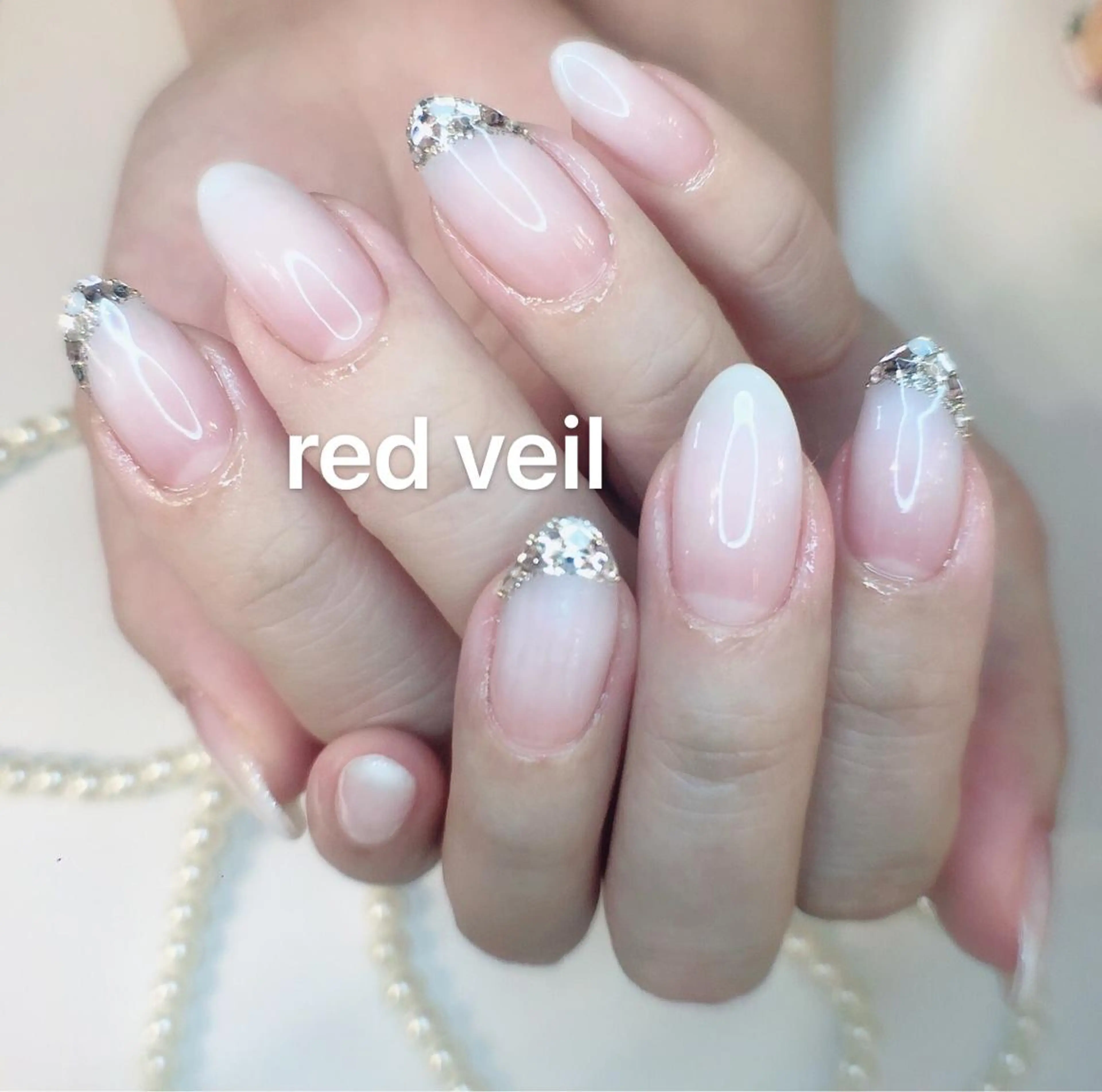 ミディアム ネイル 長さ出し専門 nynaのネイルデザイン