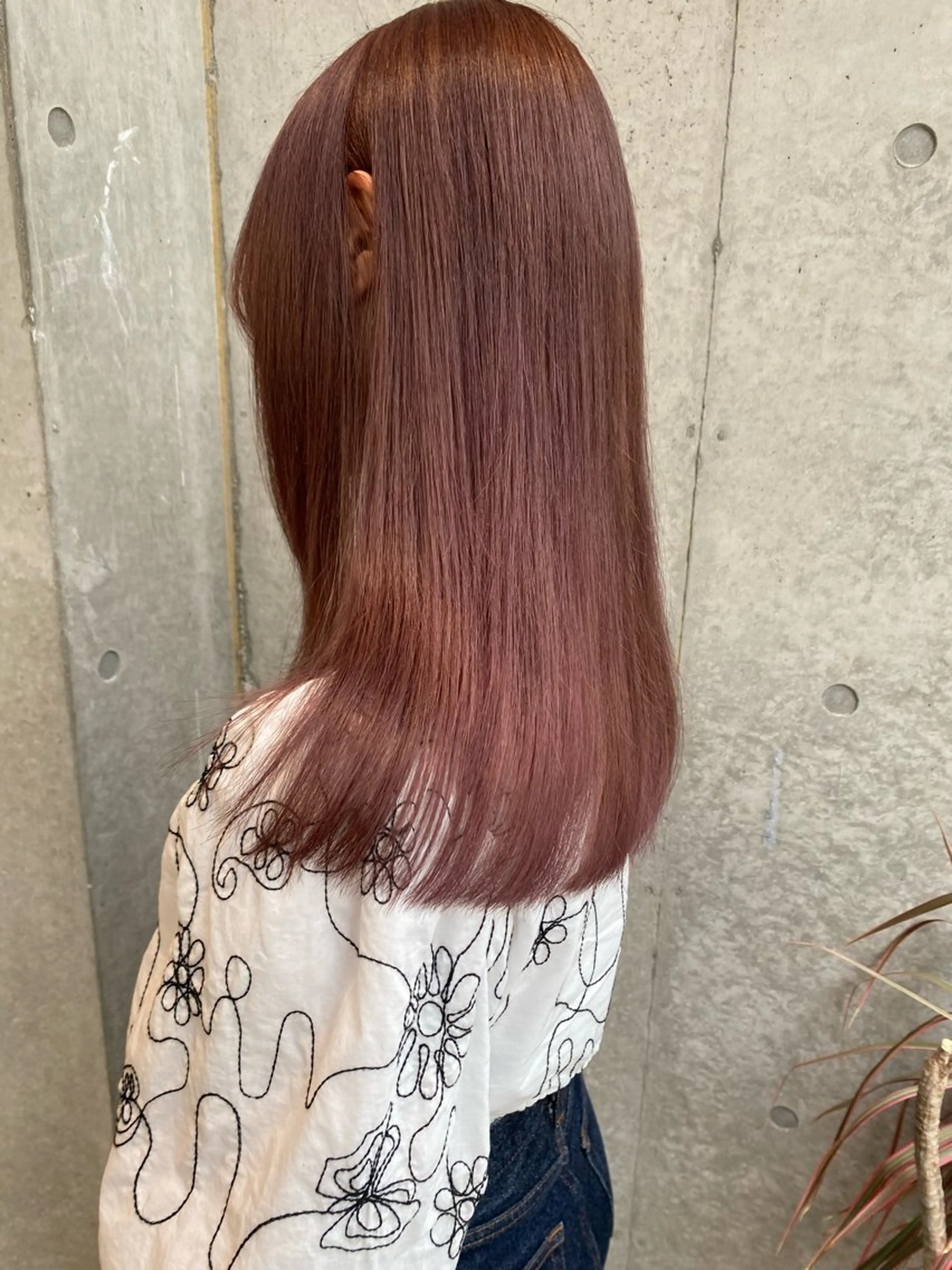 セミロング カラー カット ヘアカラー レイヤー/柔色 カラー/SAkiのヘアスタイル