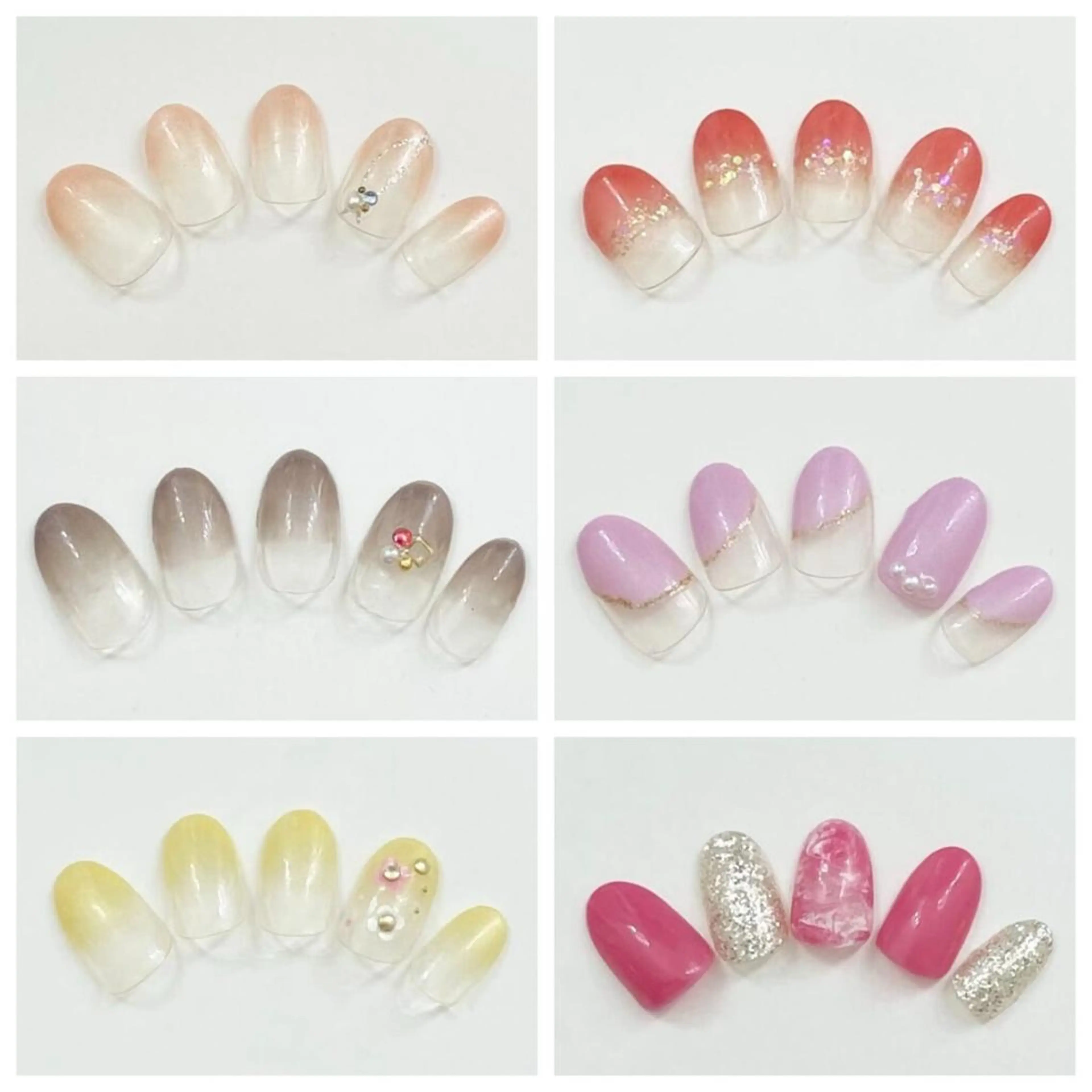 【初回限定／オフ込み】ハンドジェルネイル 30種から選べるデザインの写真