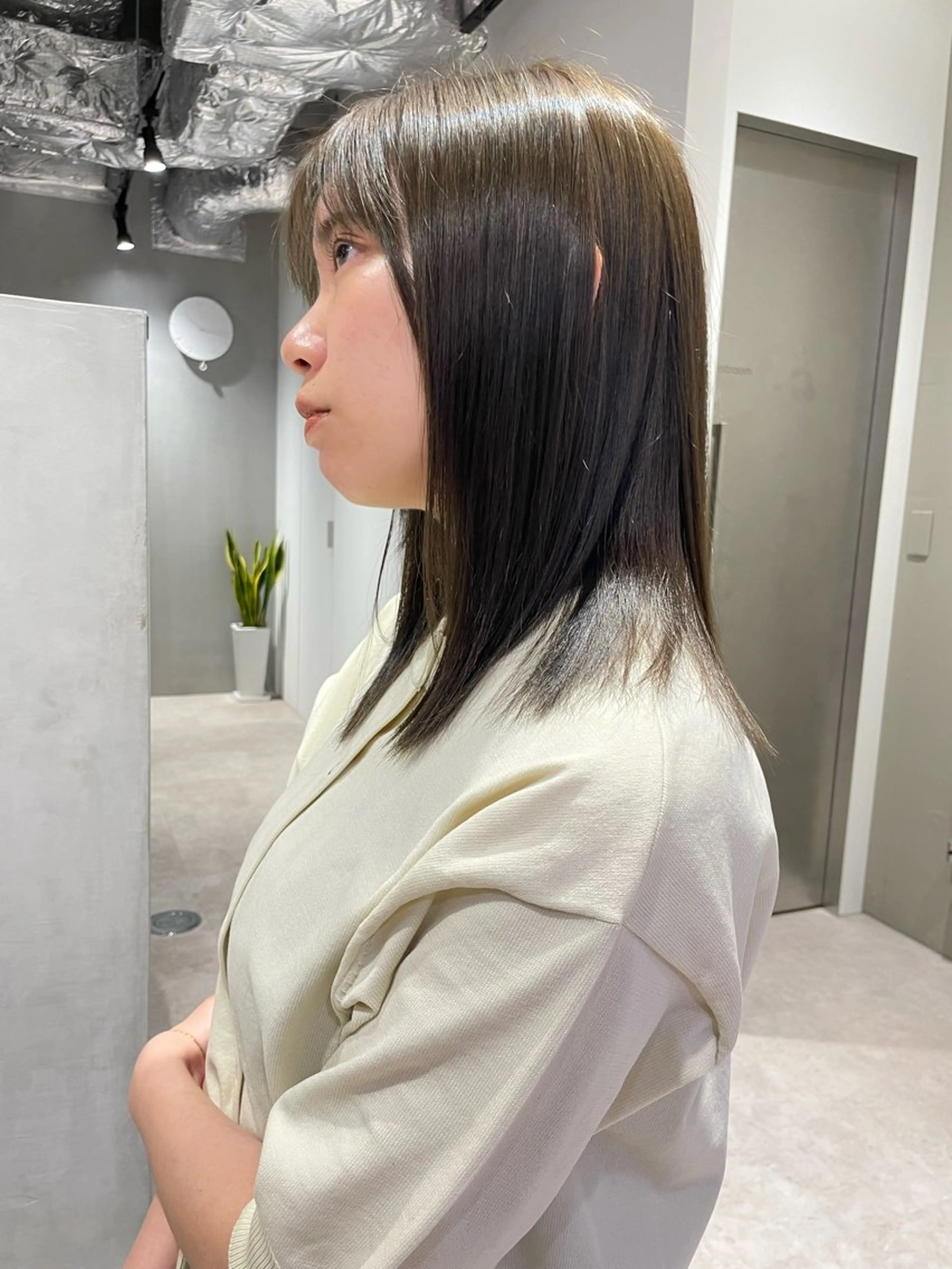 カラー オリーブカラー MINX over所属・🍒暖色カラー•東京 小玉姫那🍒のヘアスタイル