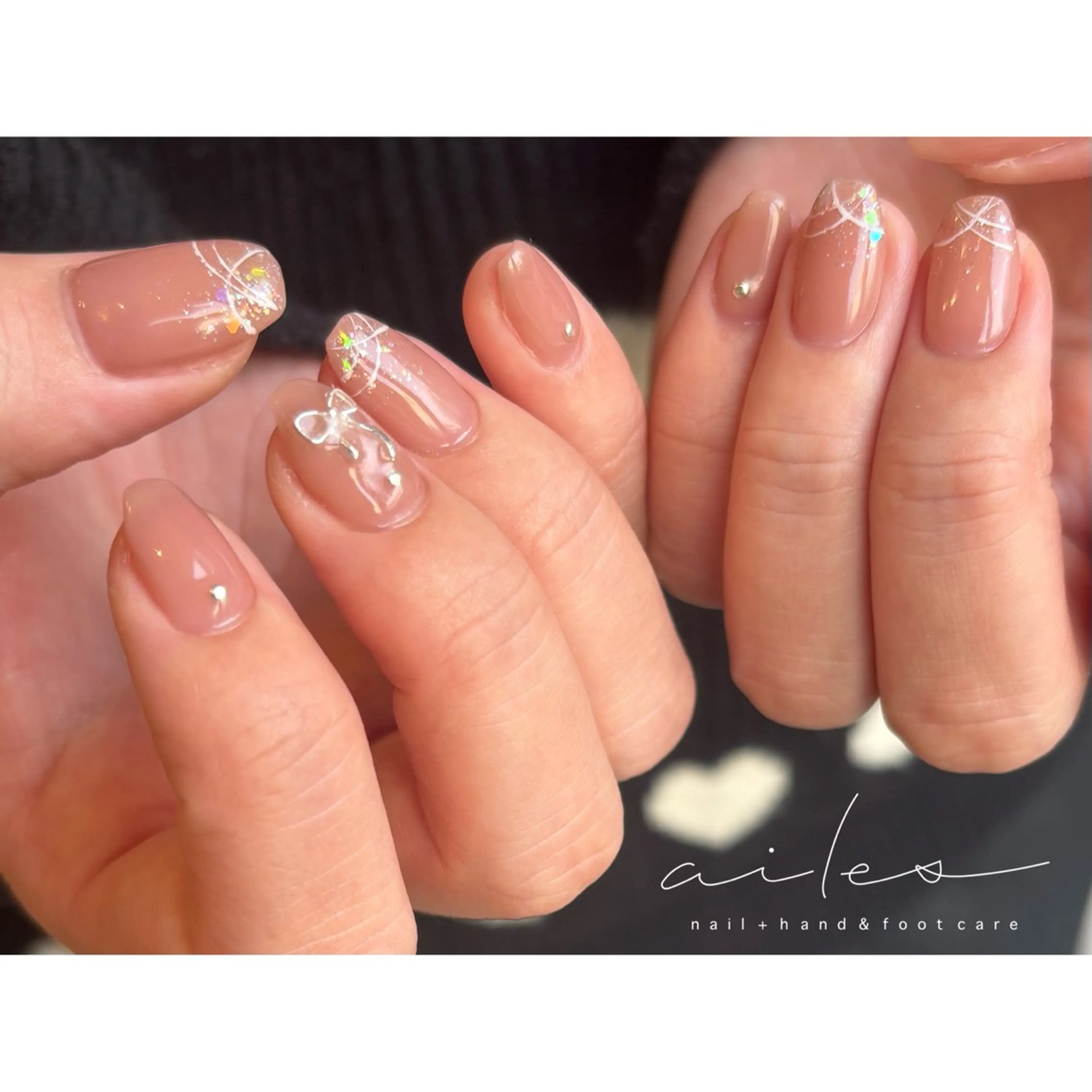 ネイル エールバイクレアチュールドゥエ所属・ailes柏 せきねのネイルデザイン