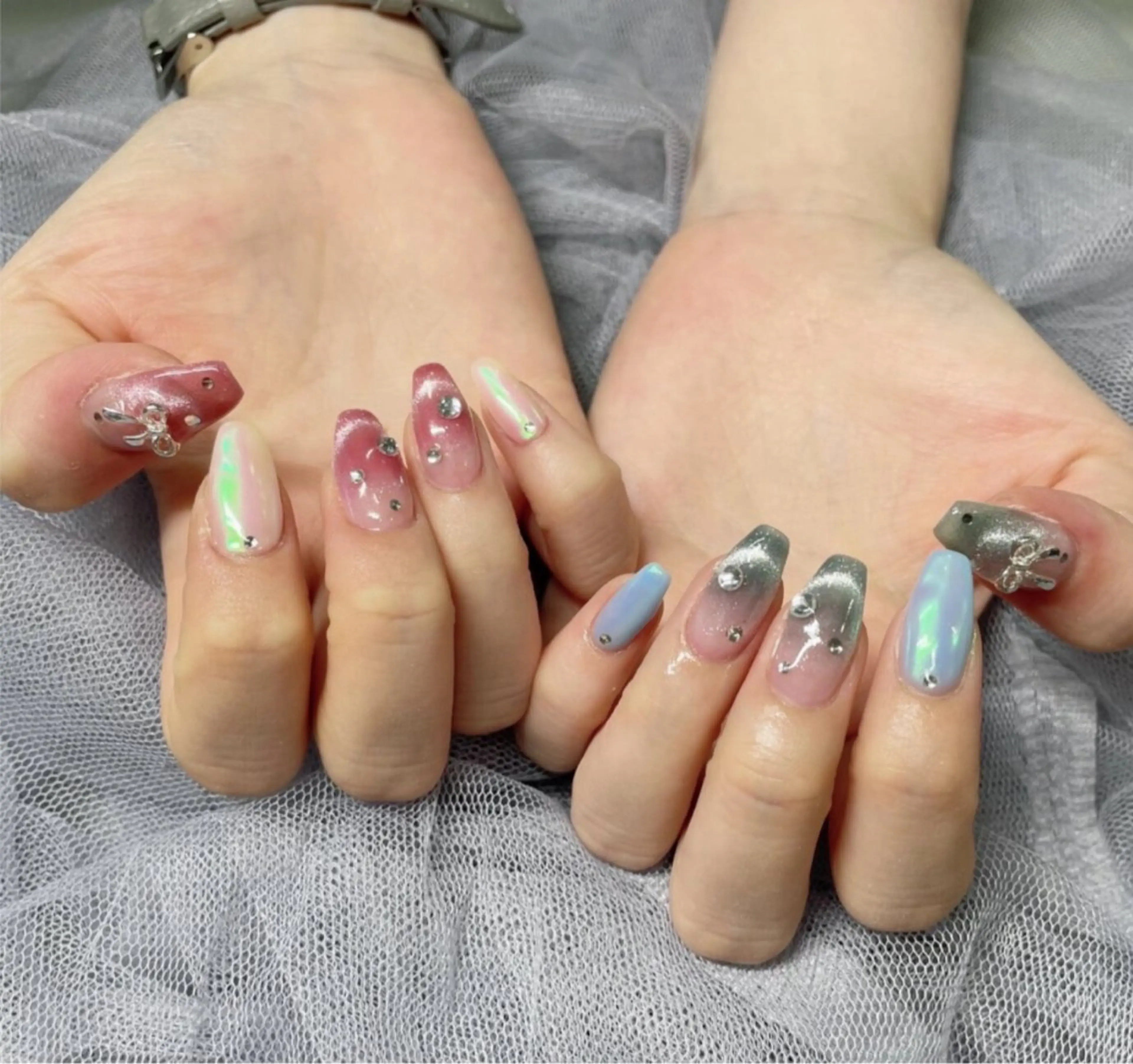 ネイル グラデーション マグネットネイル Renatus Nailのネイルデザイン