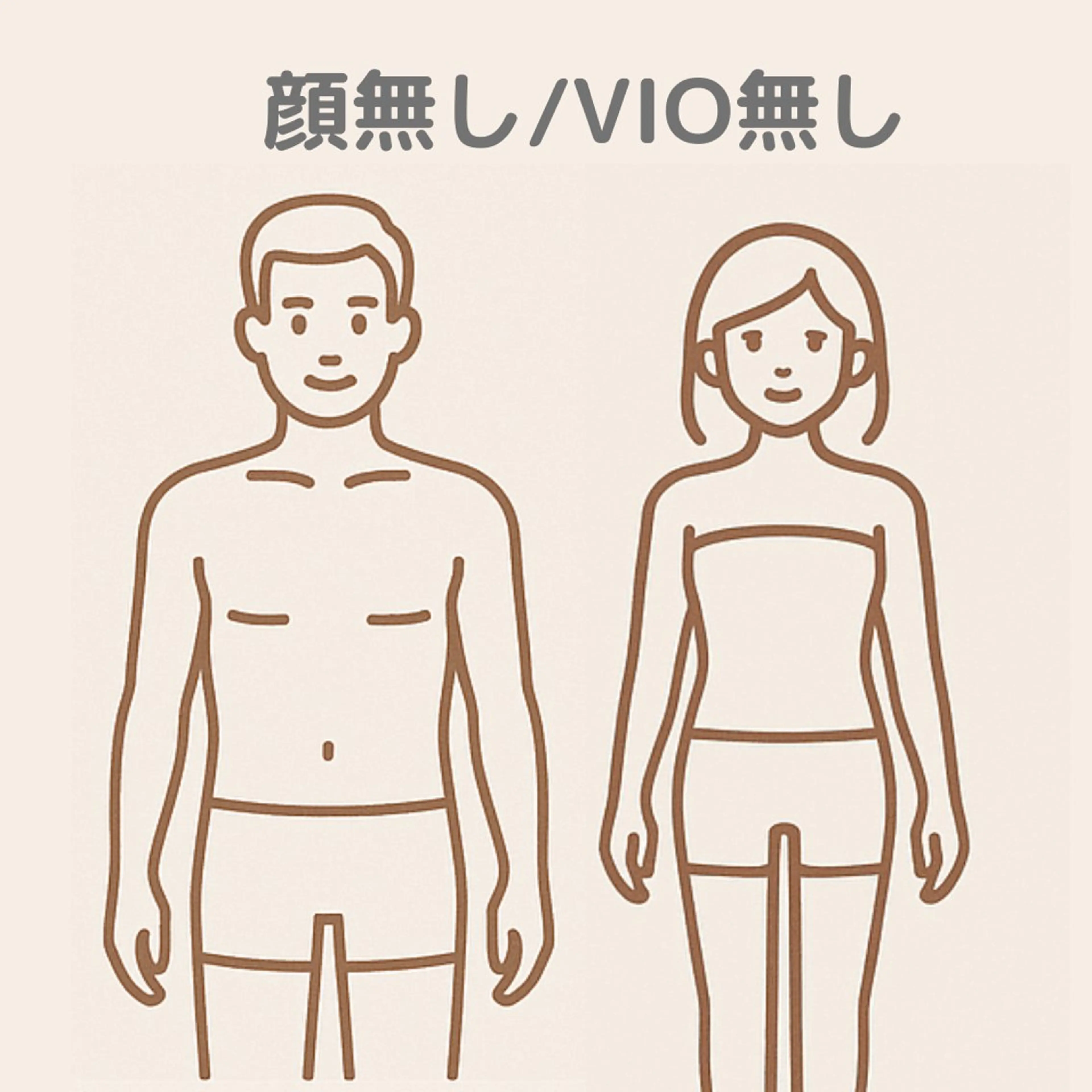 全身脱毛(顔:有り、VIO:無し) 全身まとめて施術できるお得なメニュー！の写真