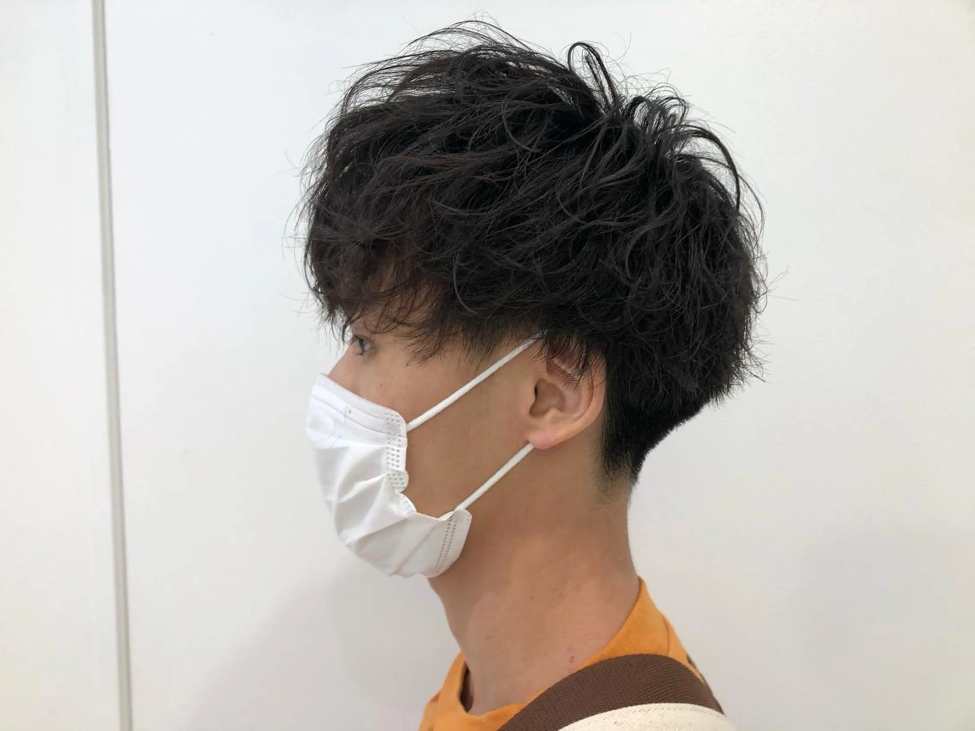 パーマ メンズ BABY 艶髪暗髪ヘア💖達人のヘアスタイル