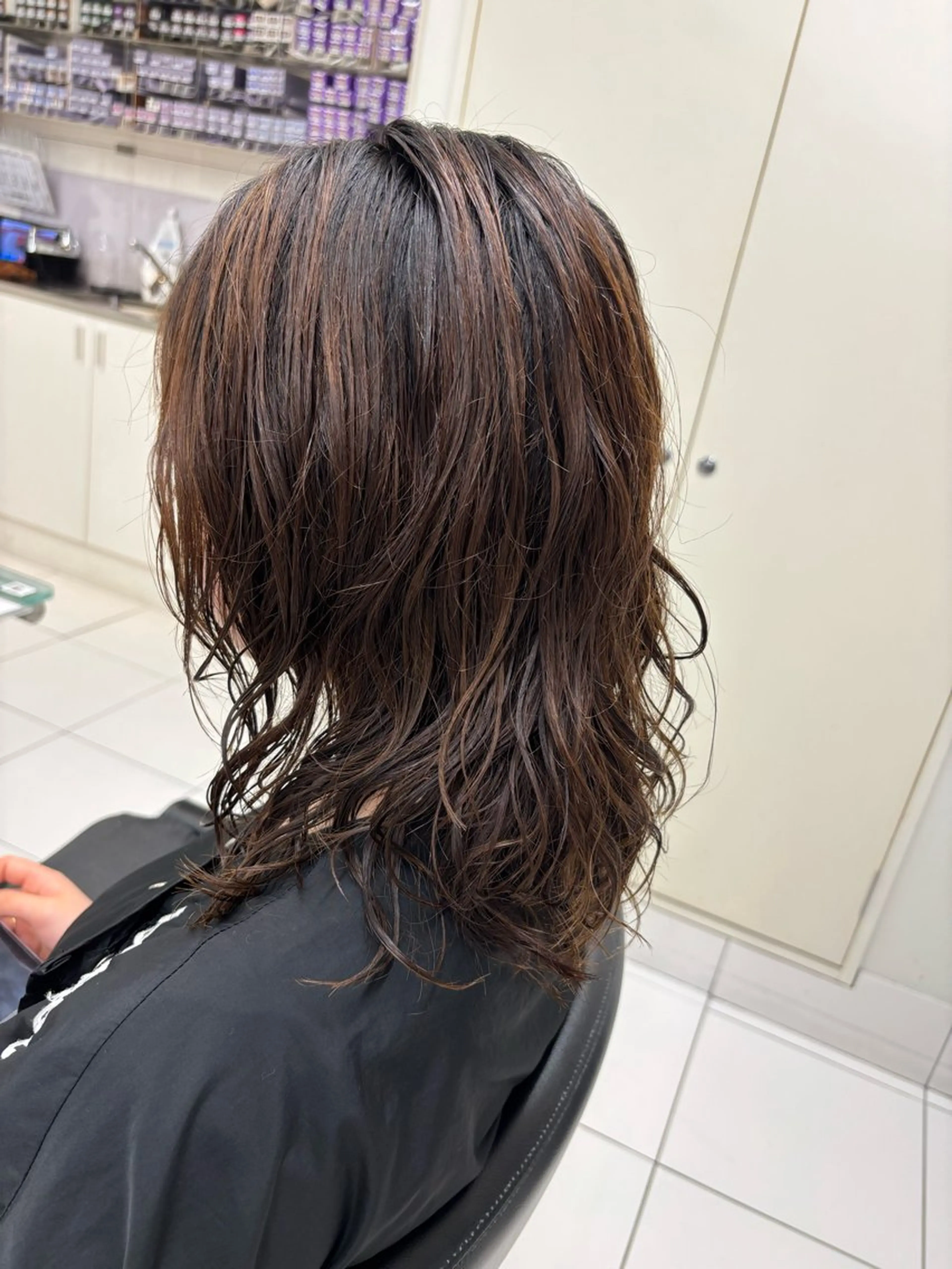 ミディアム ミディアムパーマ TONI&GUY速寿 勇希のヘアスタイル