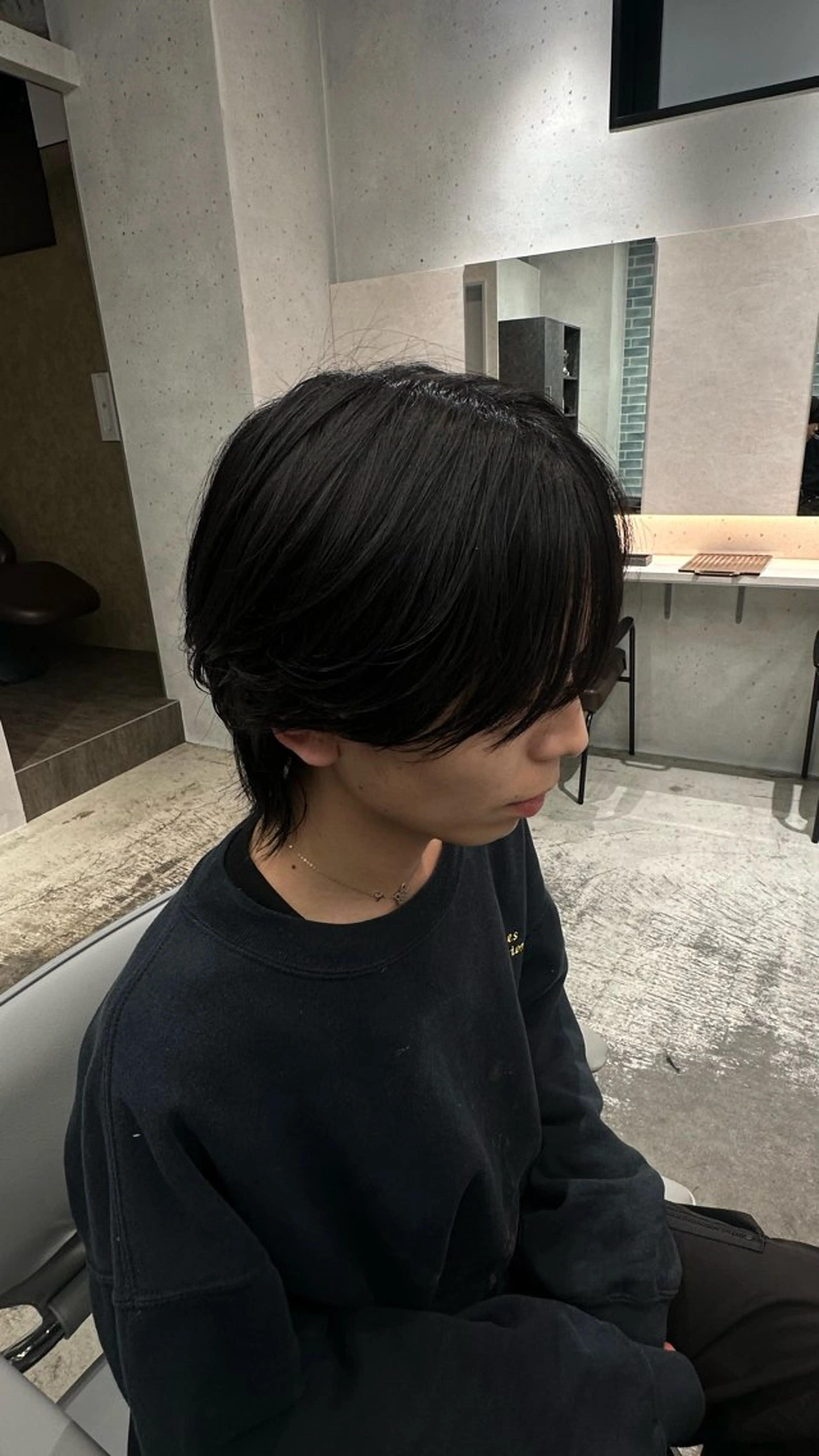 メンズ メンズウルフカット ウルフカット lafith hair  robin所属・名駅/ショートボブ/ メンズカット✂︎のヘアスタイル