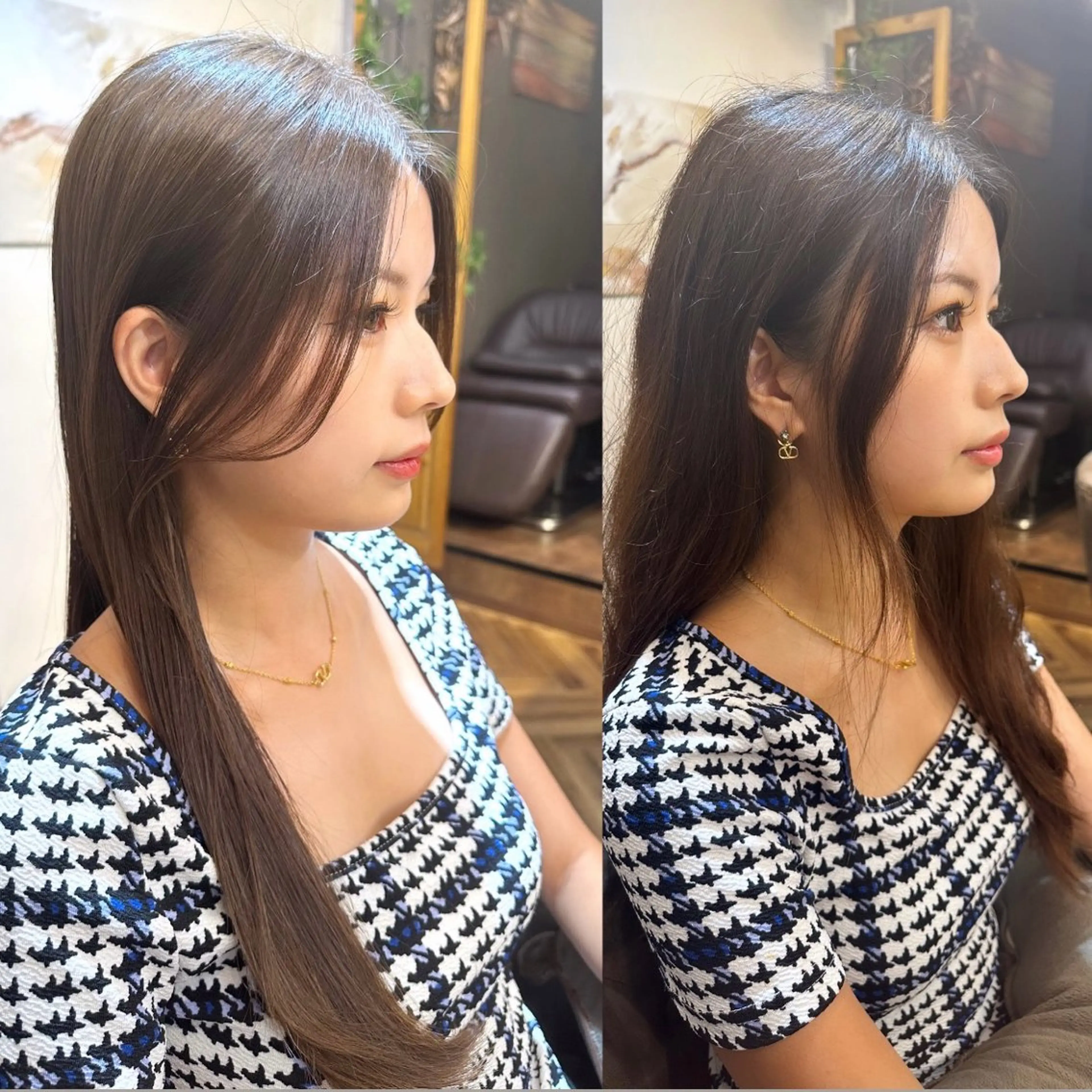 ロング カット 縮毛矯正 トリートメント 伏田 遼馬のヘアスタイル