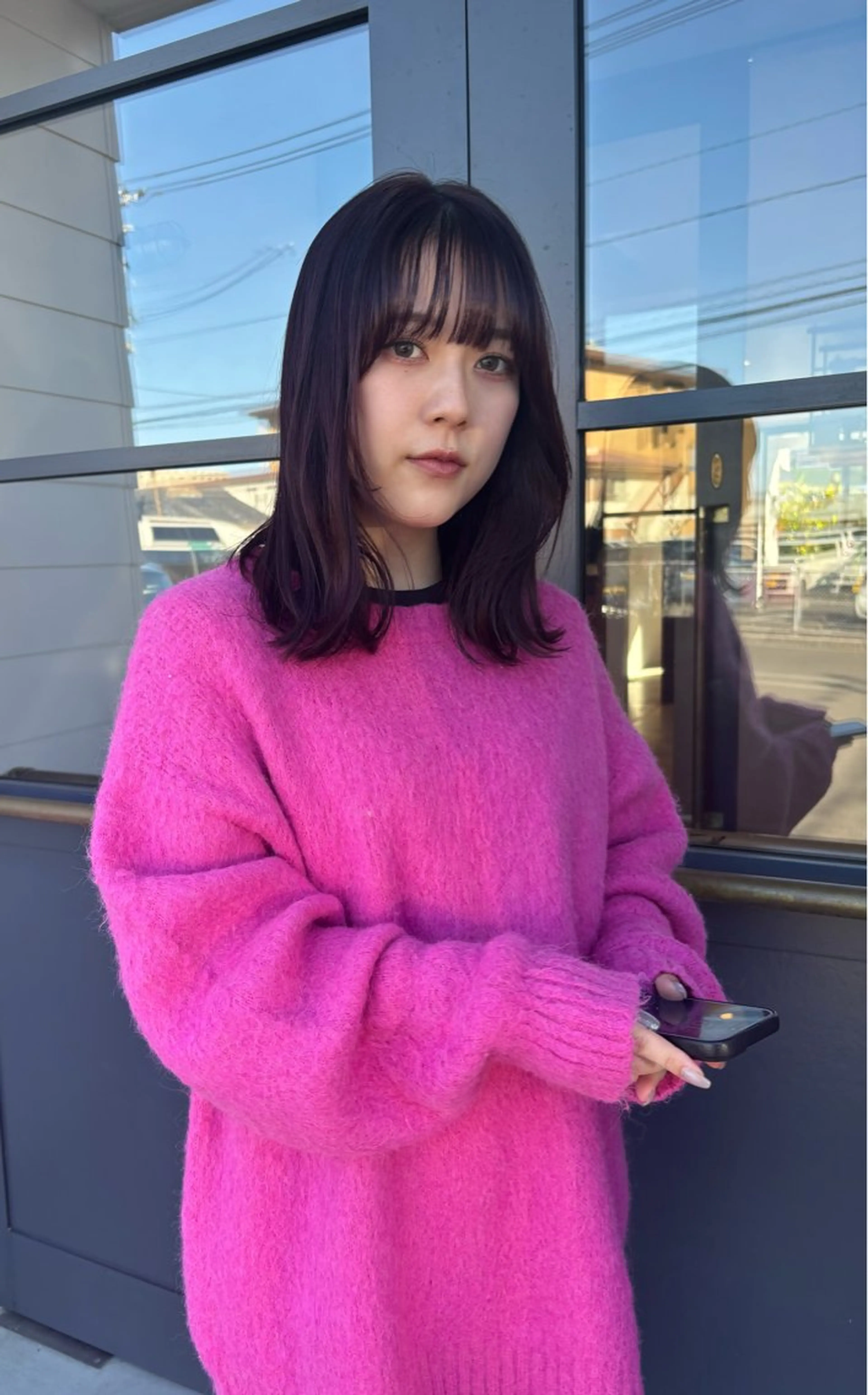 セミロング カラー PORTofCALL kotoneのヘアスタイル