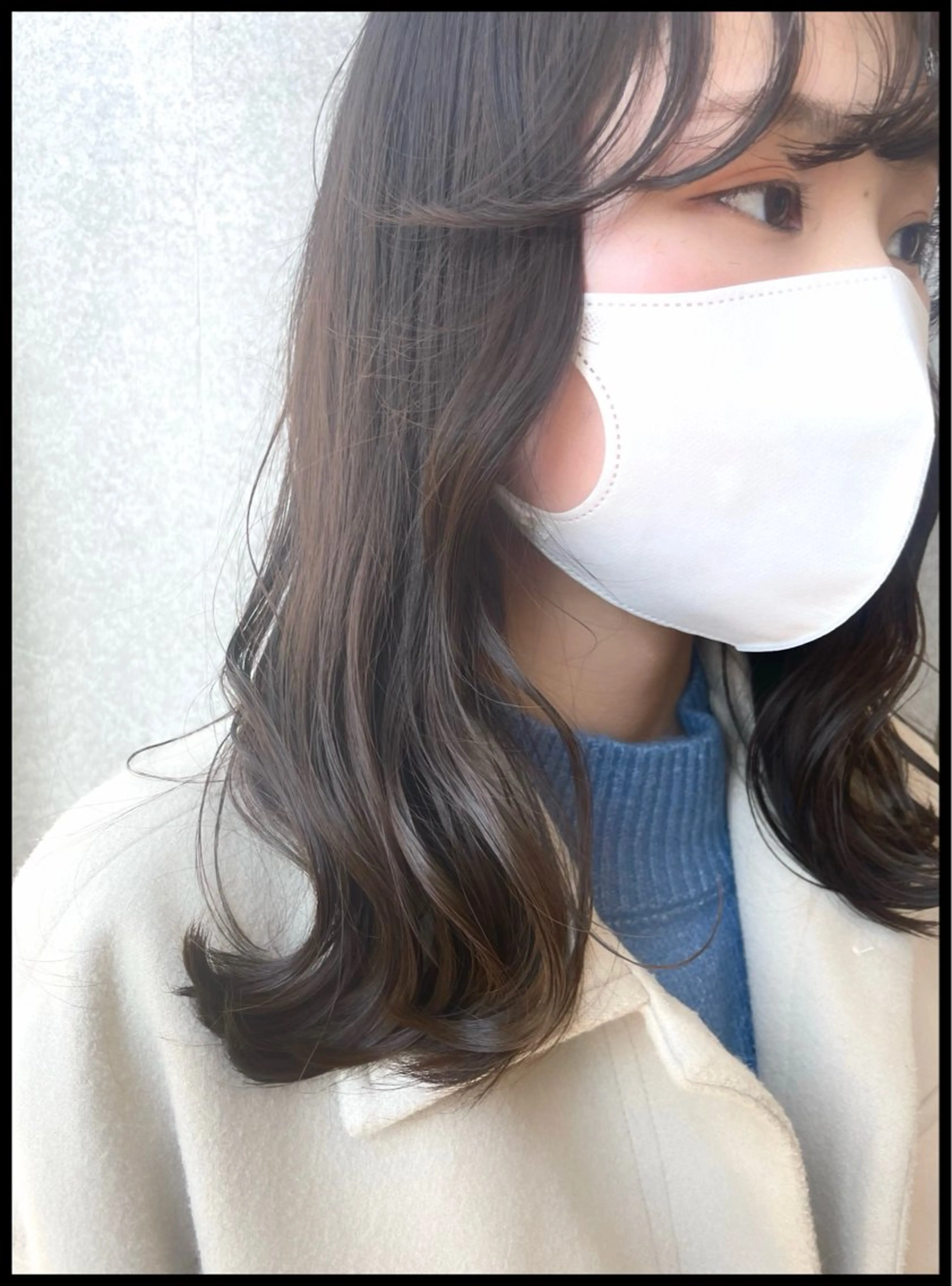 セミロング カラー グレージュ アイスグレージュ SALOWIN武蔵小杉店所属・国内最高濃度の水素 /髪質改善/ケア特化のヘアスタイル