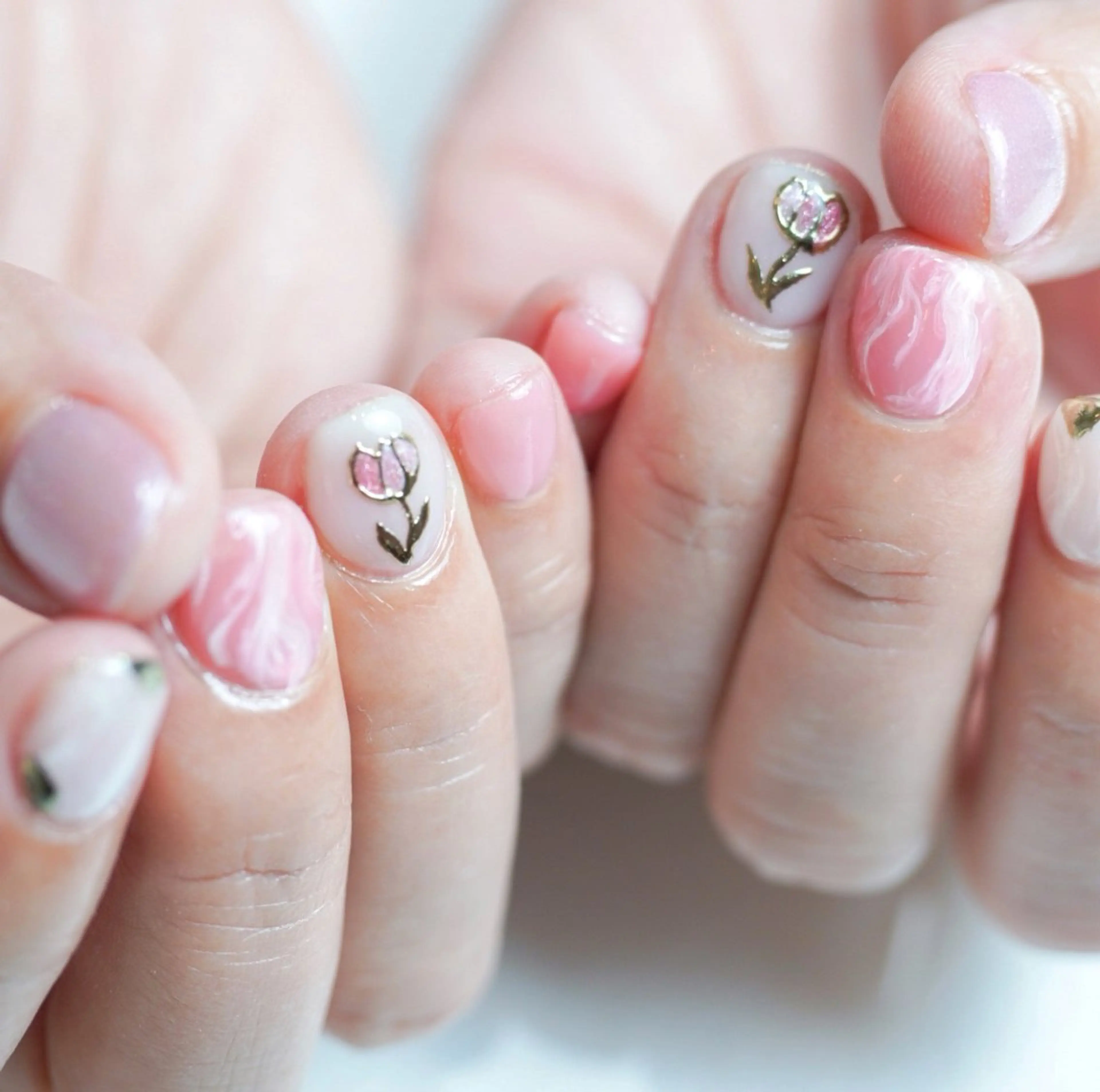 ショート ハンドネイル Re nail所属・Re nailのネイルデザイン