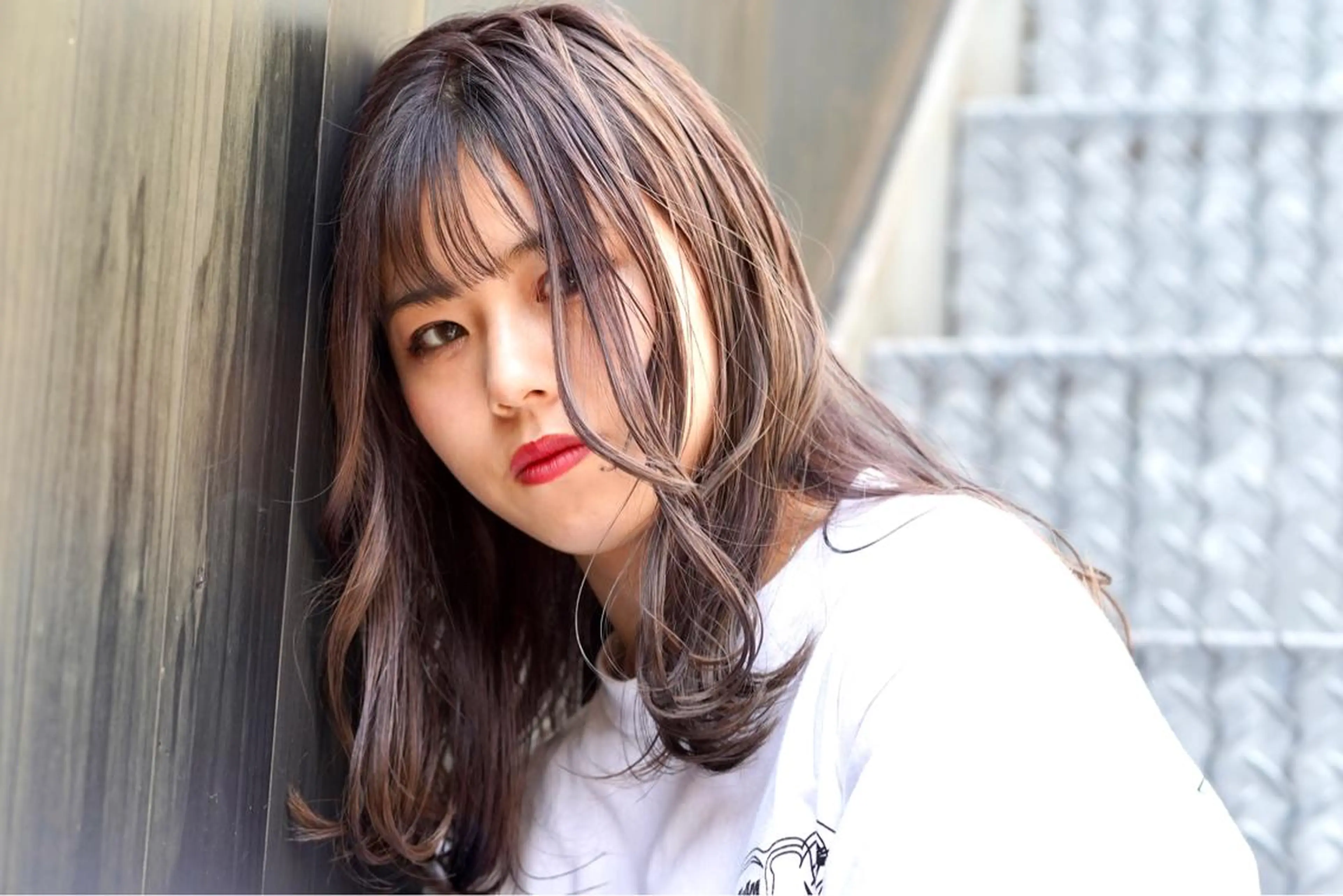 ミディアム カラー パーマ カット ヘアカラー トリートメント olga所属・松尾謙佑【ハイライト LEDエクステ】のヘアスタイル