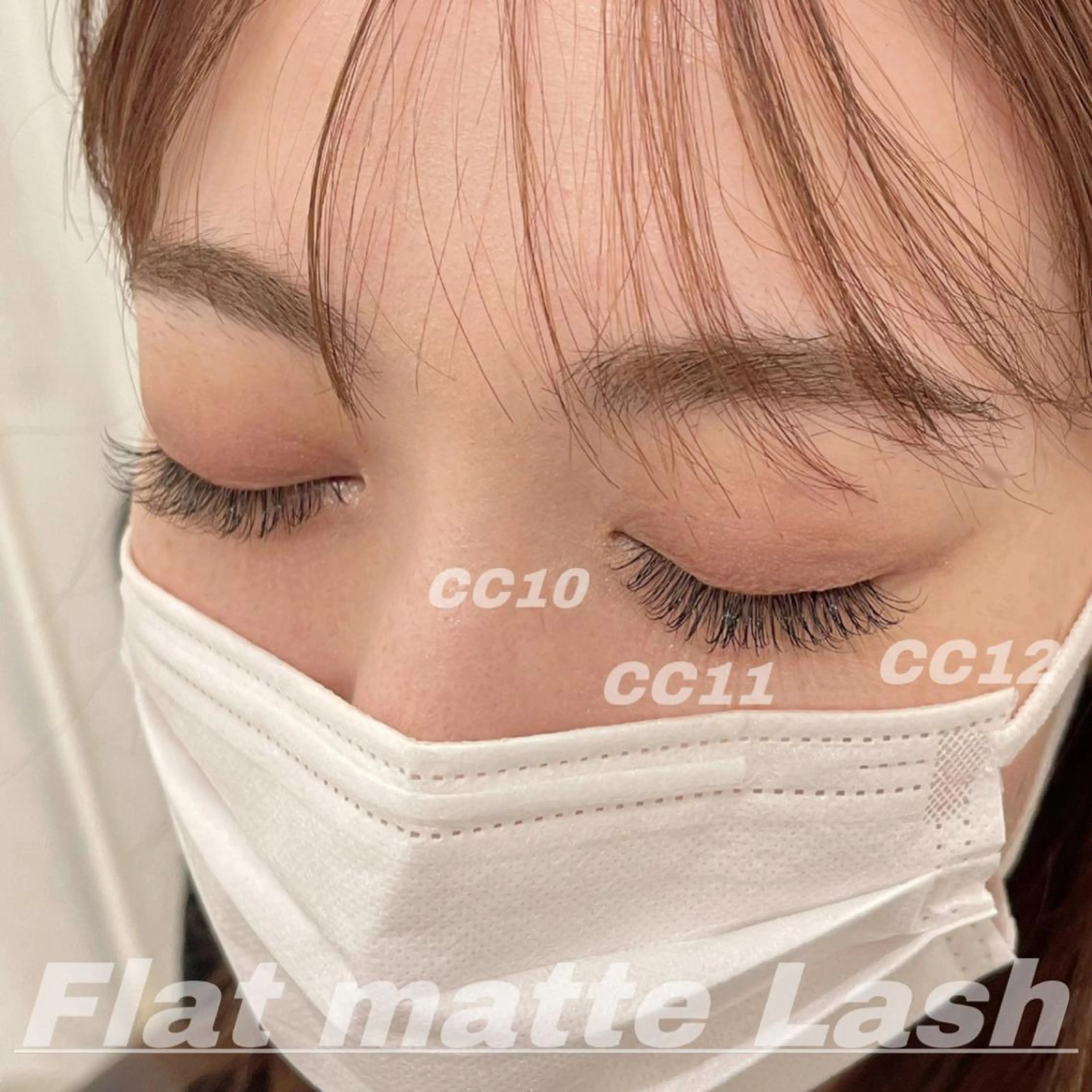 マツエク・マツパ CCカール Cカール フラットラッシュ 目尻長め マツエク Eye ELSA lash栄店の眉毛・アイブロウイメージ