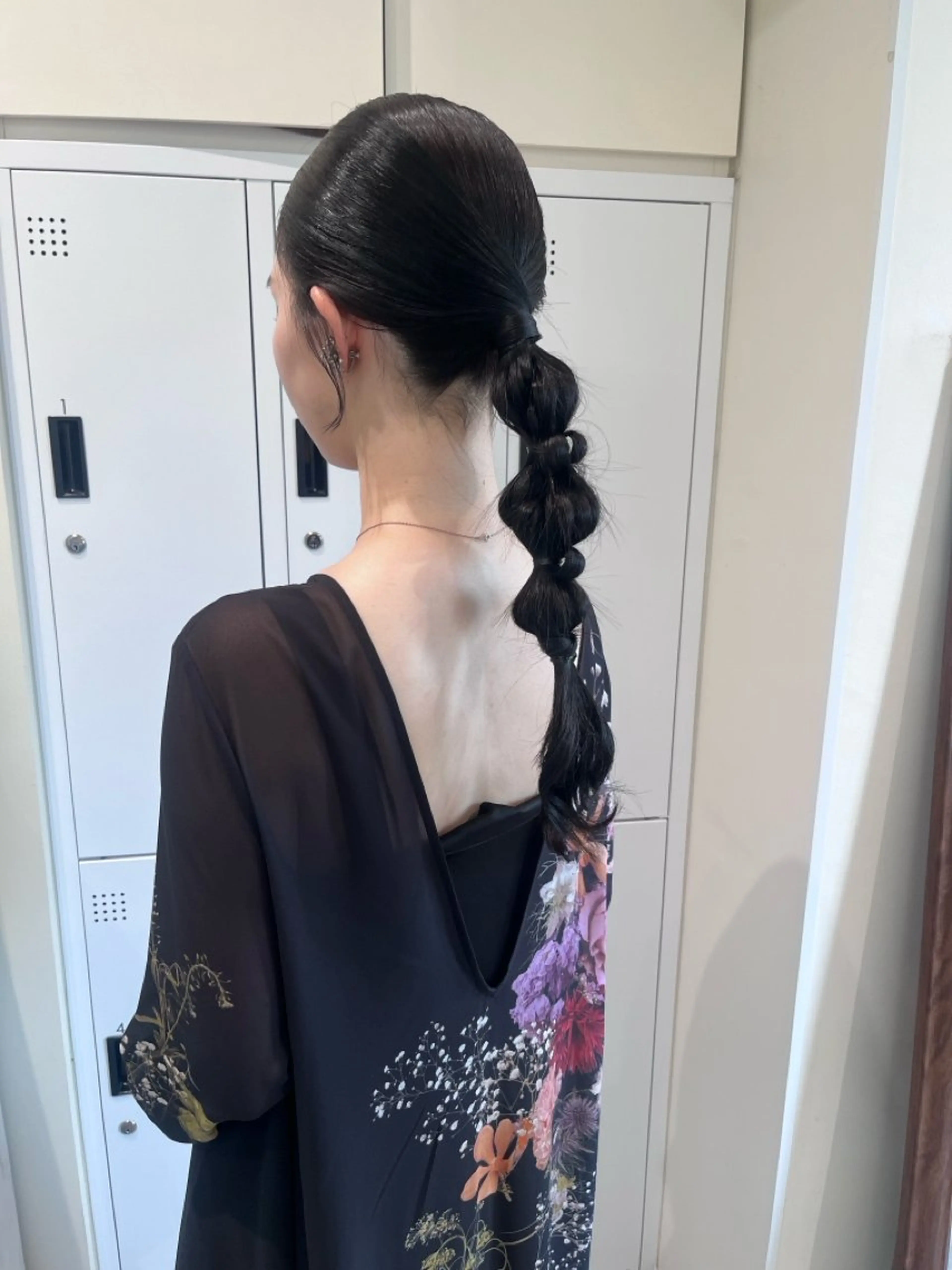 ヘアアレンジ ヘアセット ダブルカラーベージュ カラー/tuburaのヘアスタイル