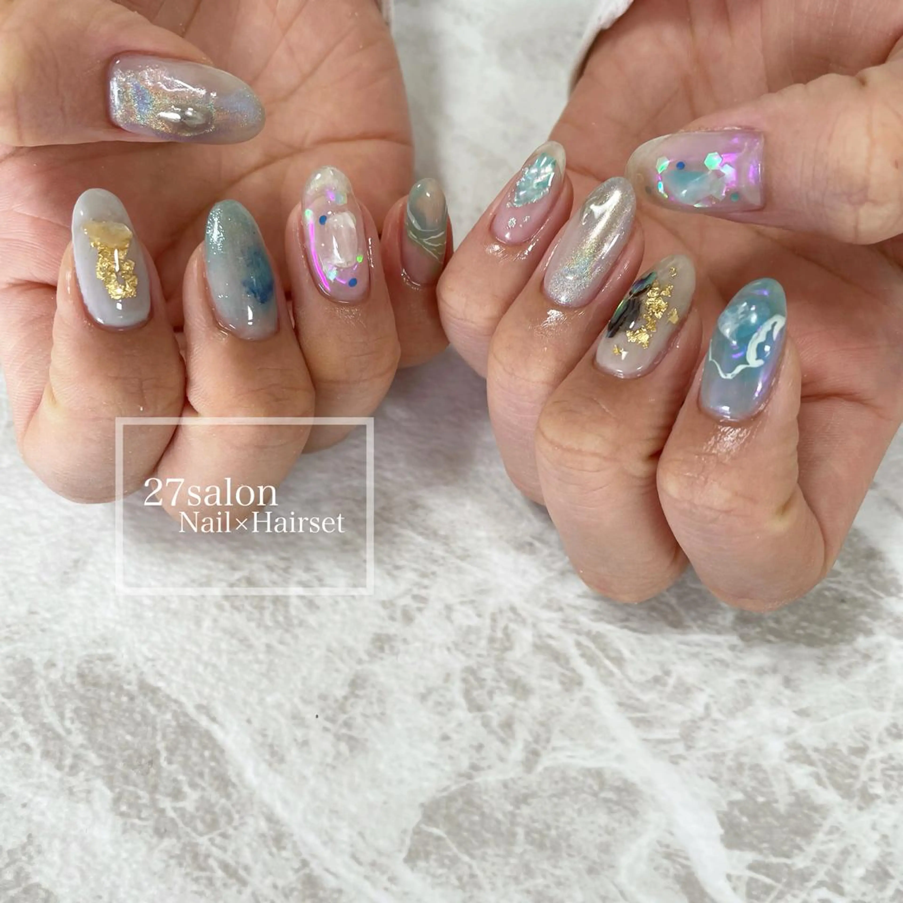 ネイル ニュアンスネイル 27salon yuinaのネイルデザイン