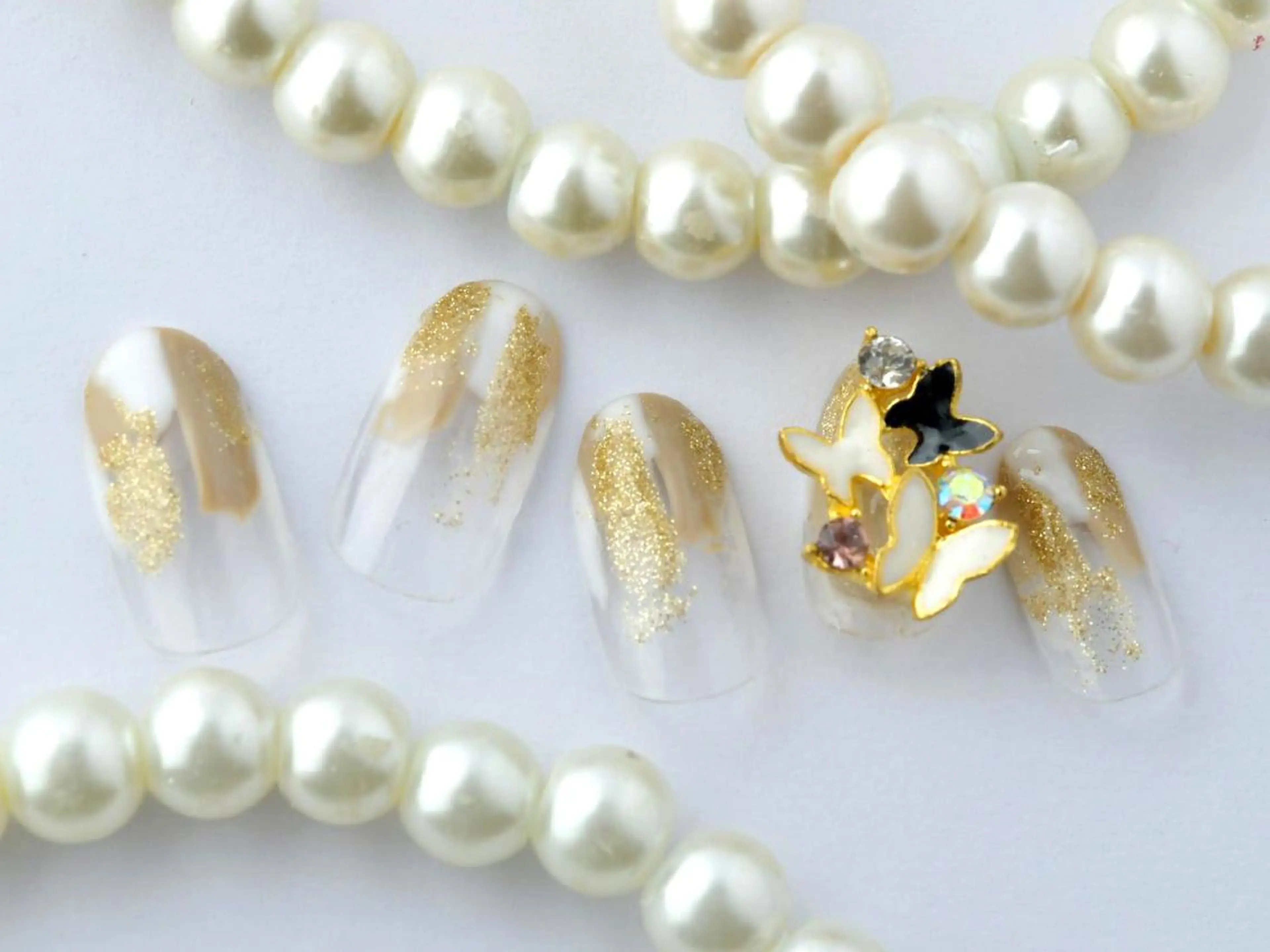 ネイル 桜ネイル クリアネイル フットネイル ジェルネイル キラキラネイル 💗🪽Tiary Nail🪽💗のネイルデザイン