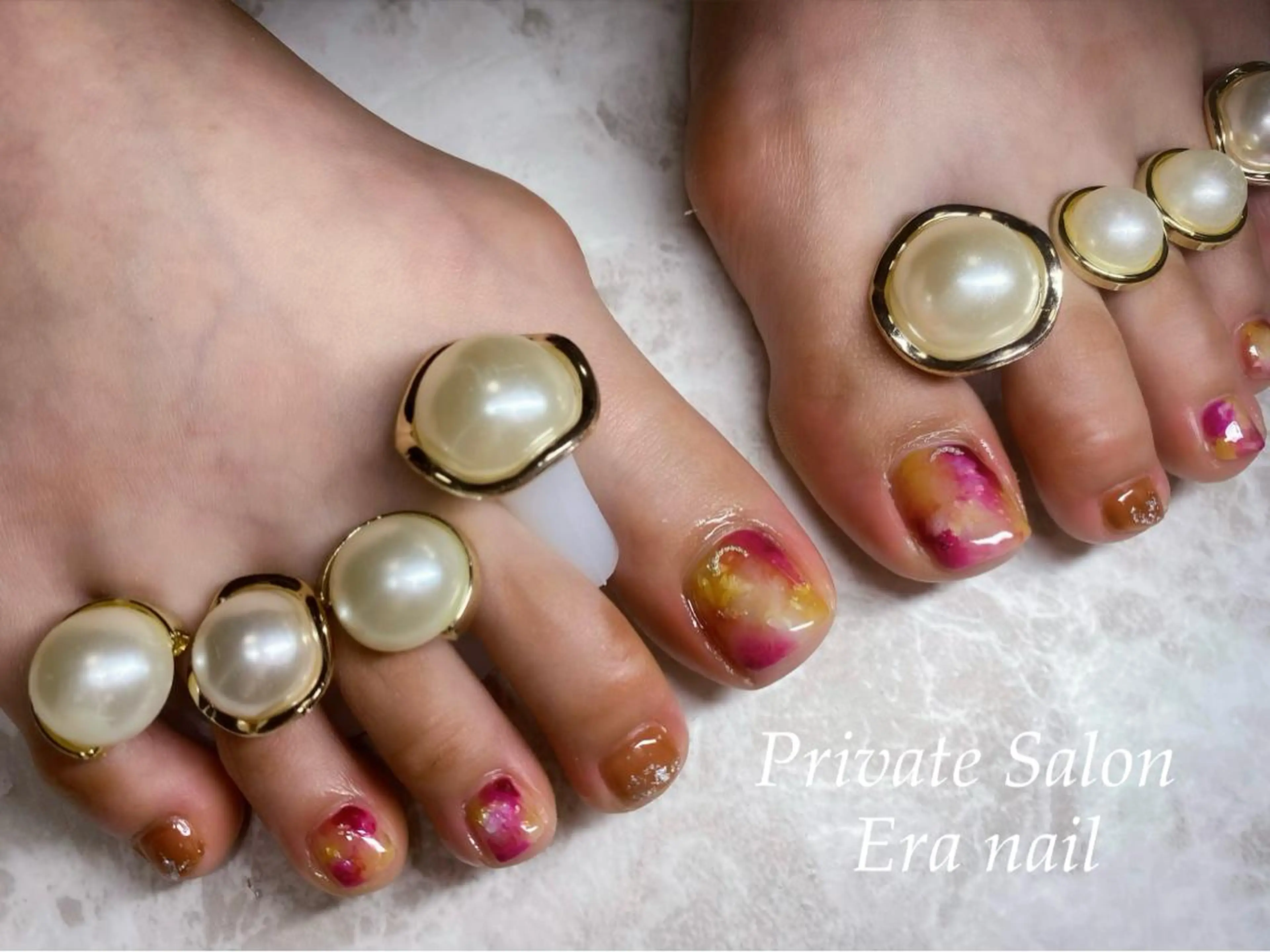 ネイル フットネイル フットネイル Era nailのネイルデザイン