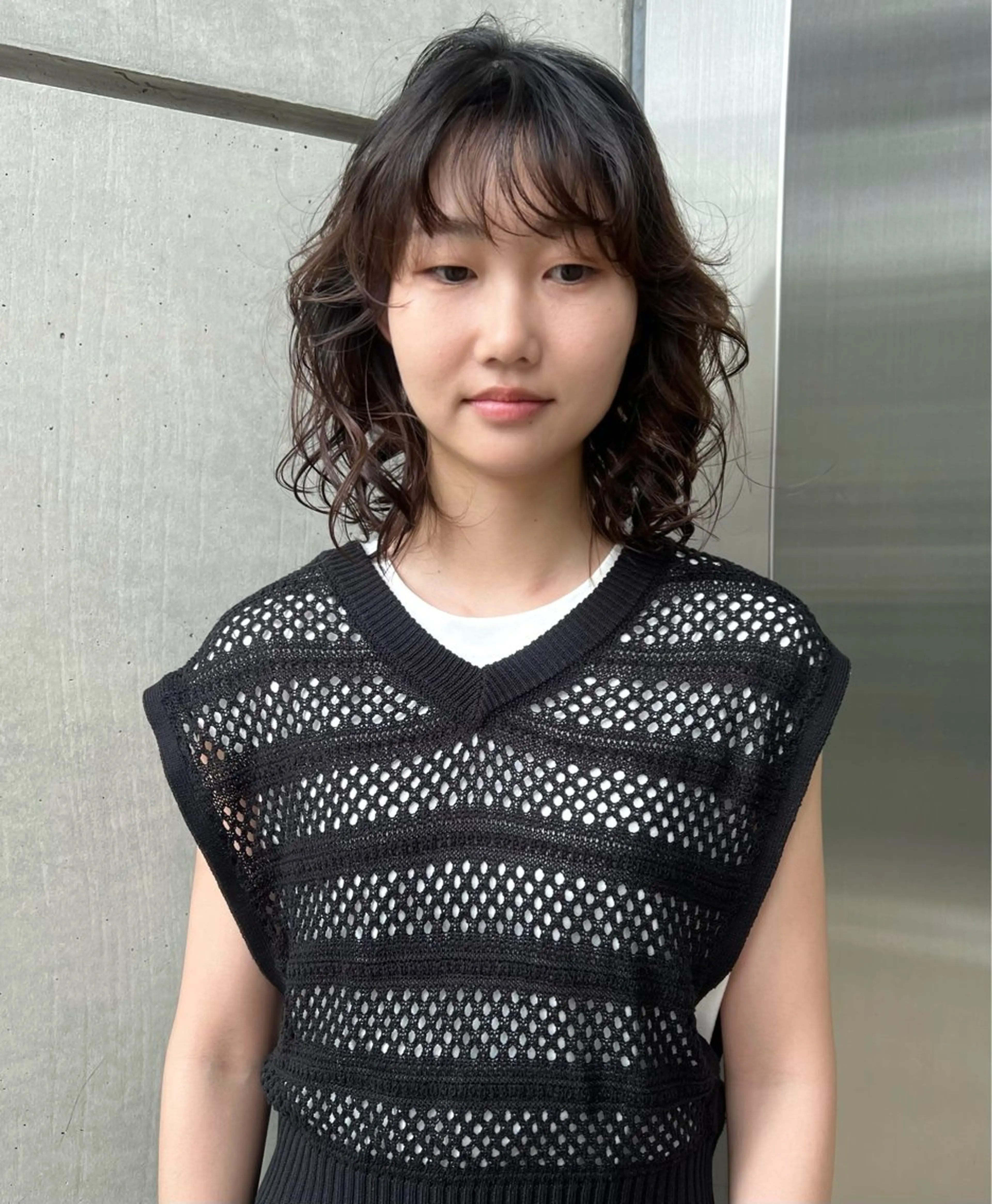 セミロング 名古屋美容室 Sopiリナのヘアスタイル