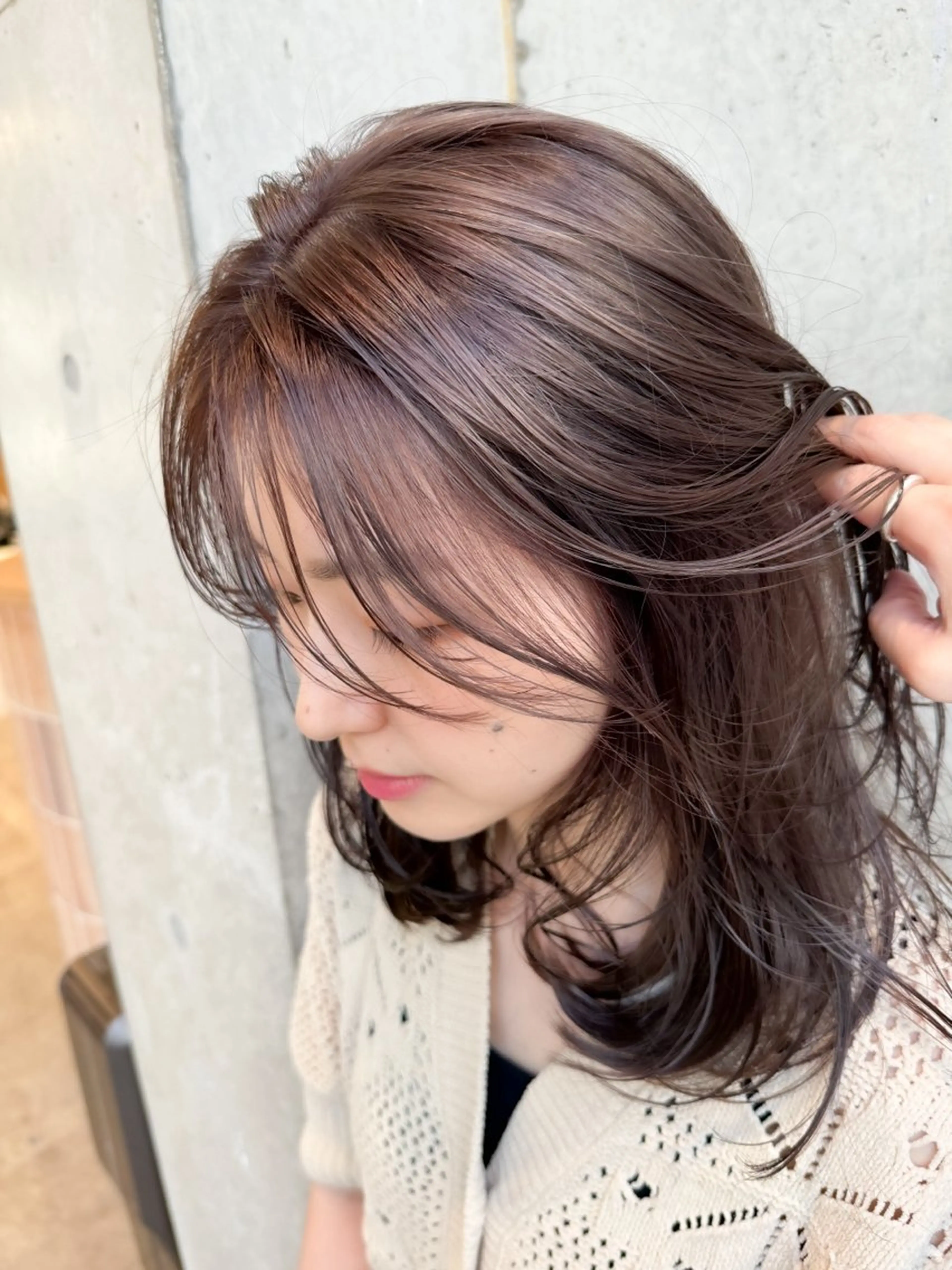 ミディアム カラー ヘアアレンジ ミニボブ/ブリーチ 🌈MISATOのヘアスタイル