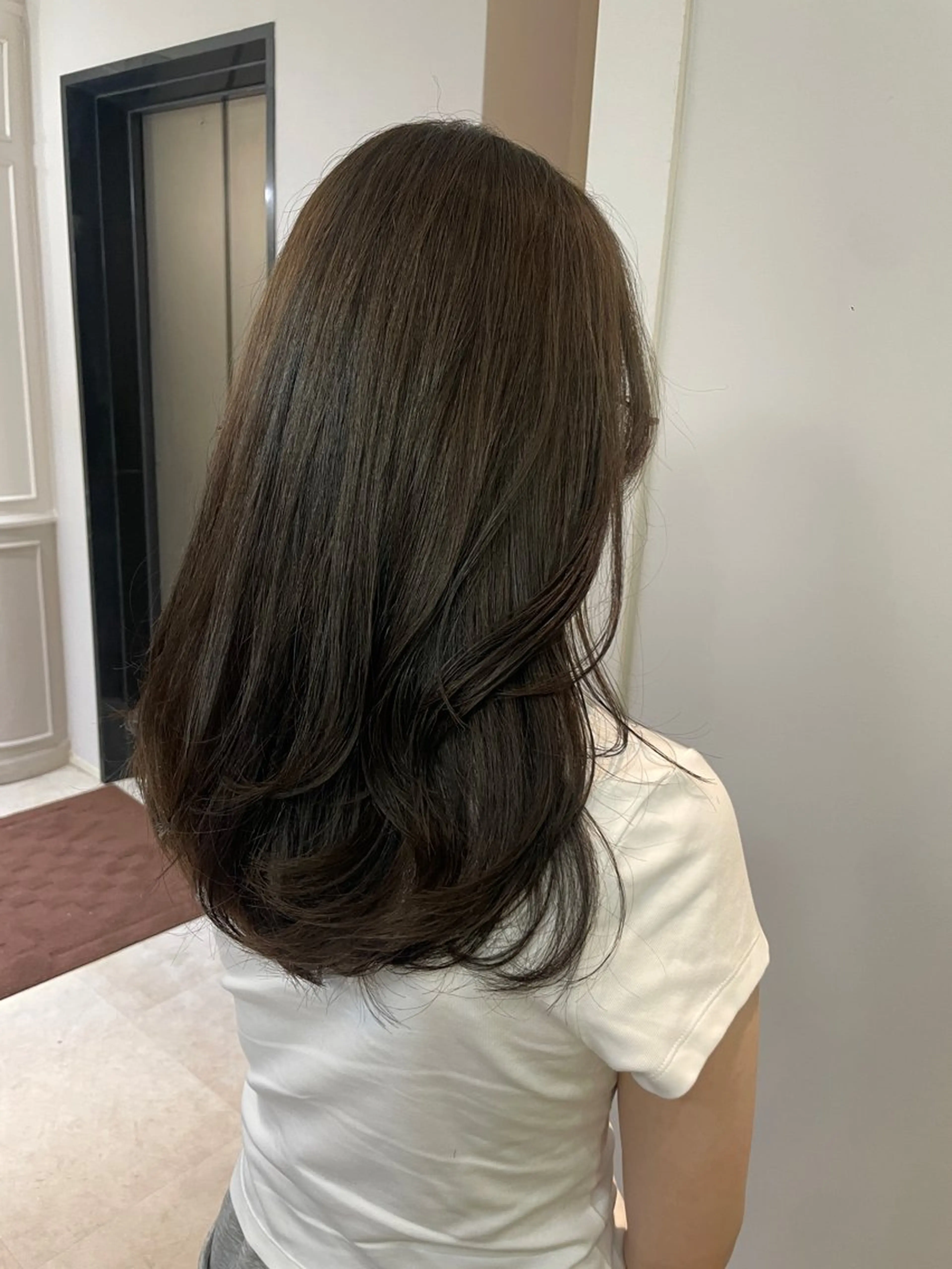 セミロング カラー カット ヘアカラー トリートメント HARUKA韓国ヘア /Luana梅田のヘアスタイル