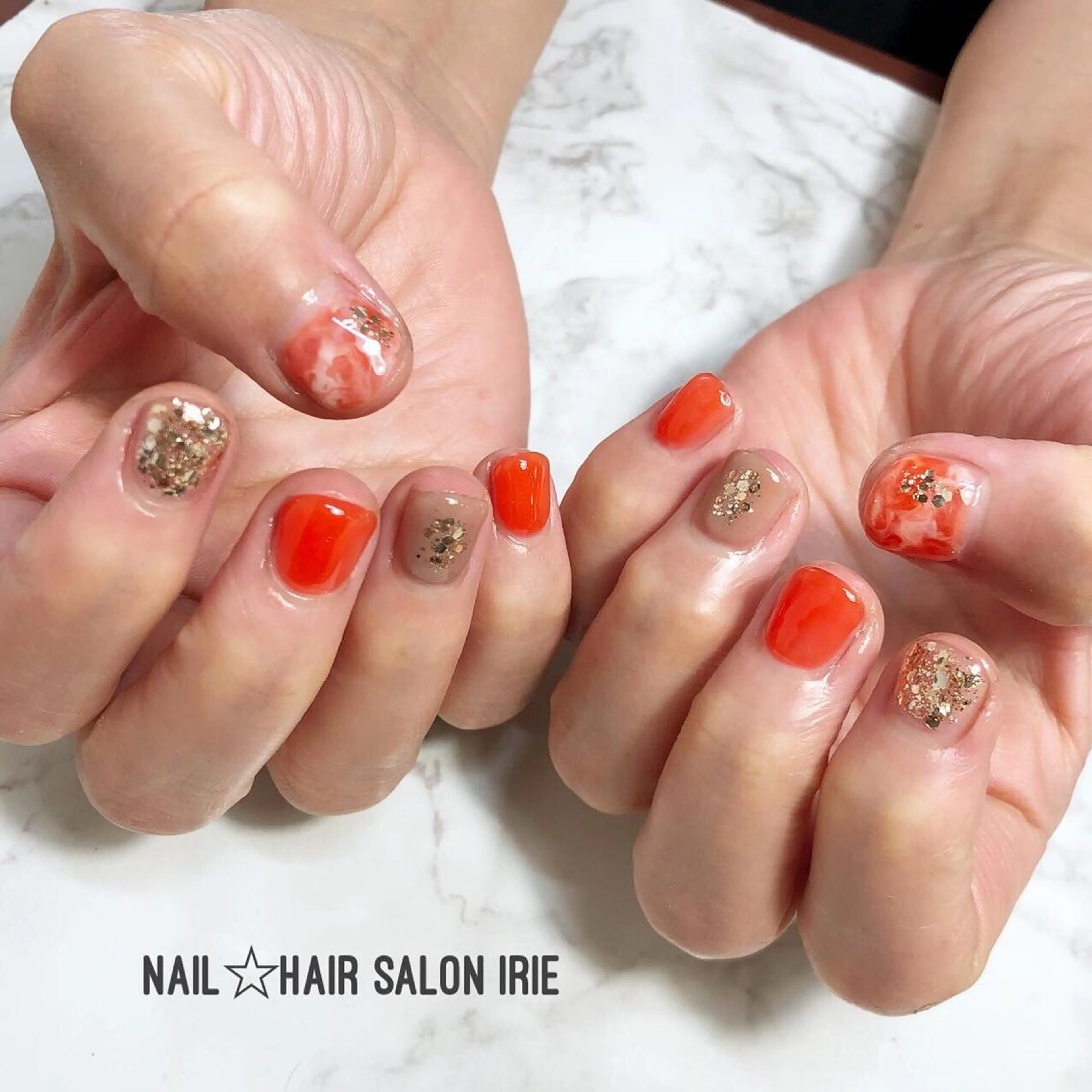 ネイル Hair salon Irie所属・與儀 知佳のネイルデザイン