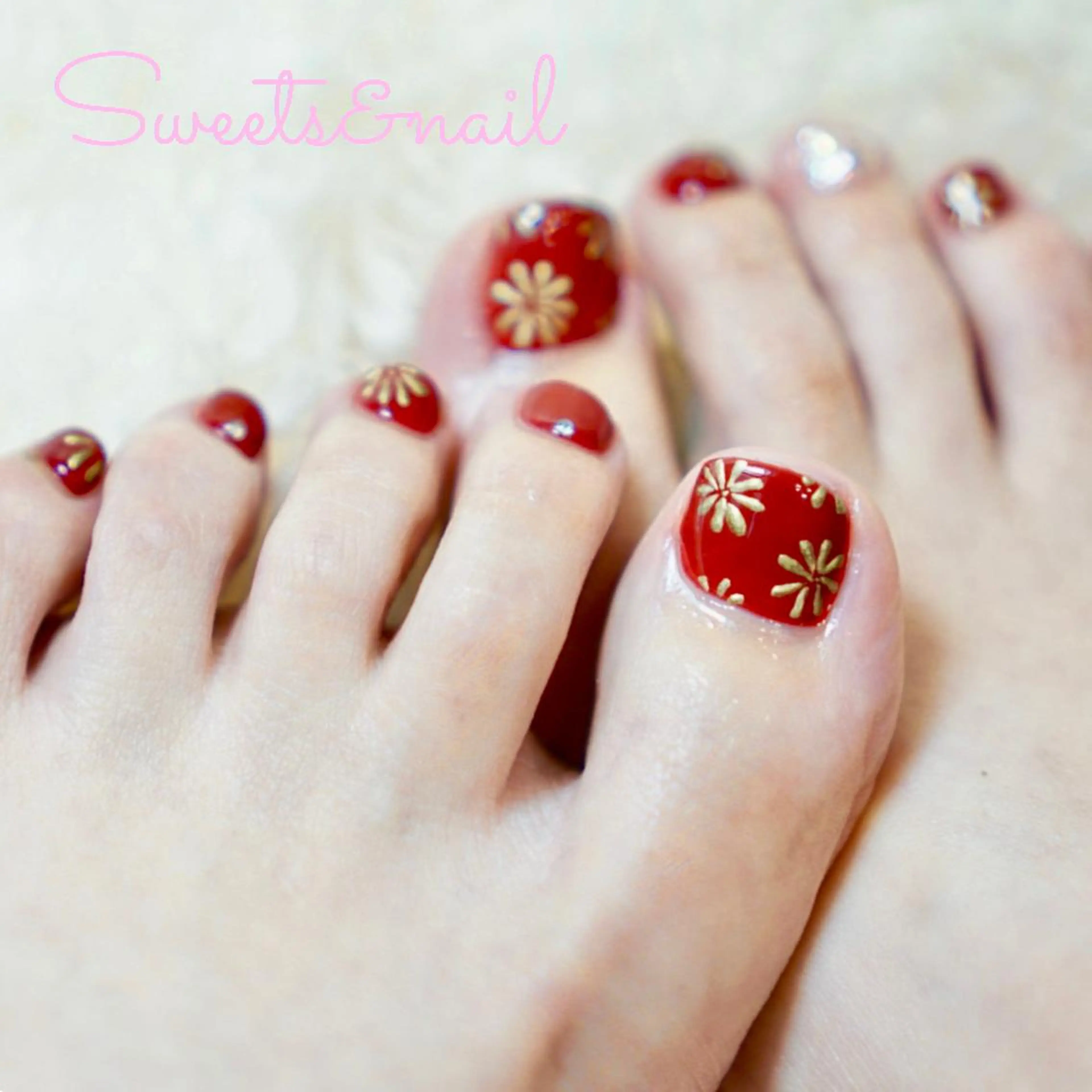 ネイル ボルドー Sweets＆ nail みなこのネイルデザイン