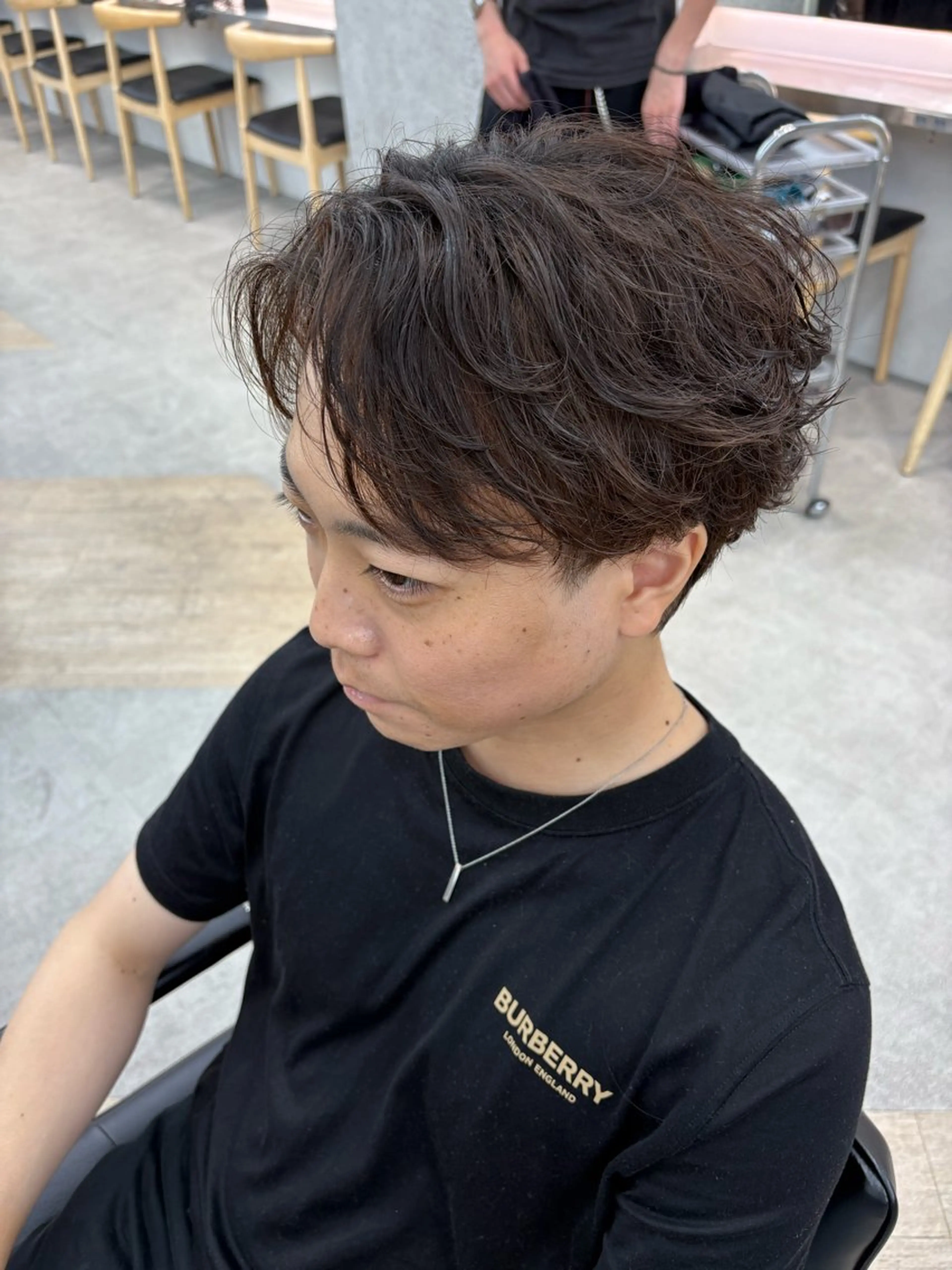 パーマ メンズ パーマ 🌀toa/波巻き✨ /メンズパーマ／栄のヘアスタイル