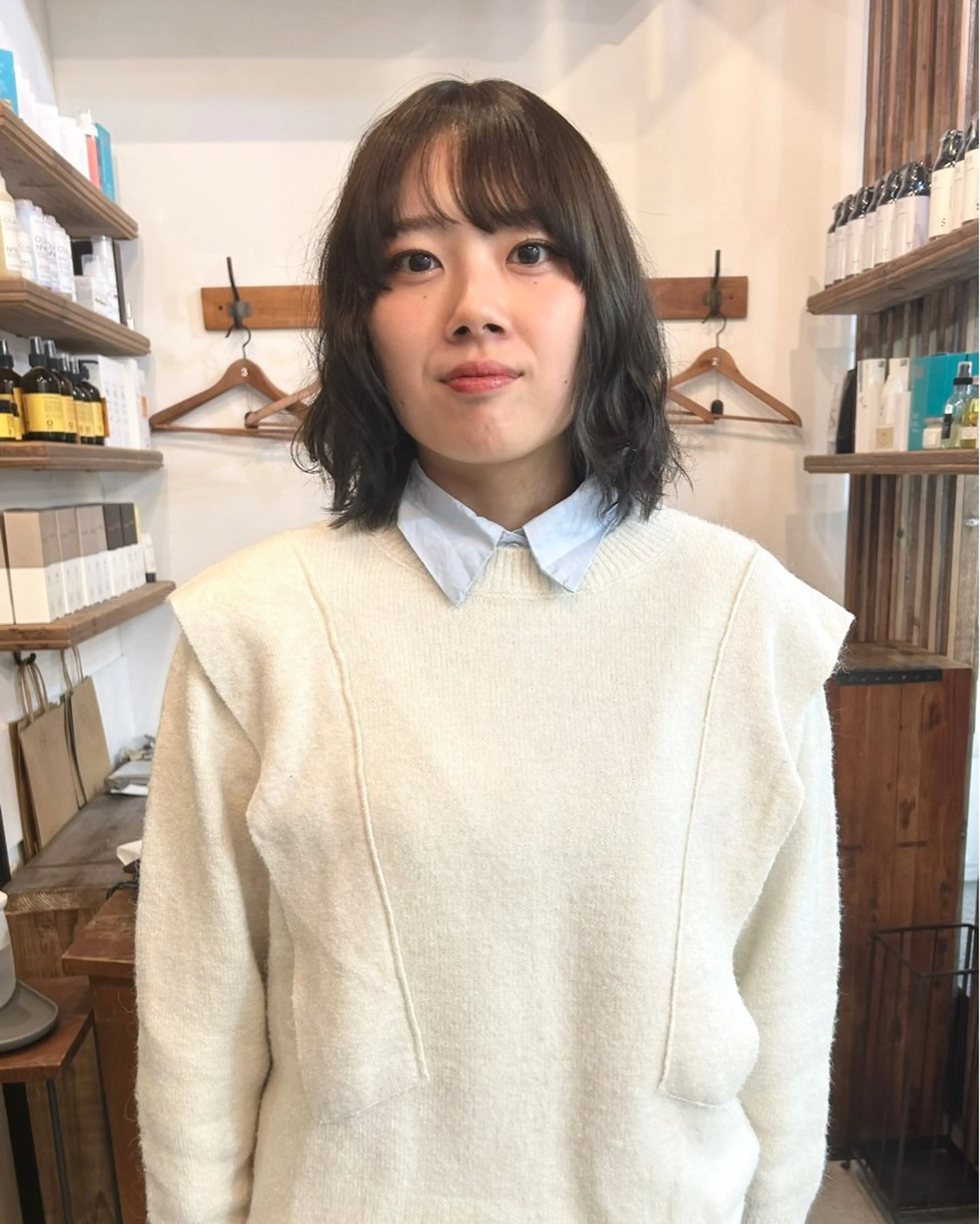 ショート パーマ 鳥海 海のヘアスタイル